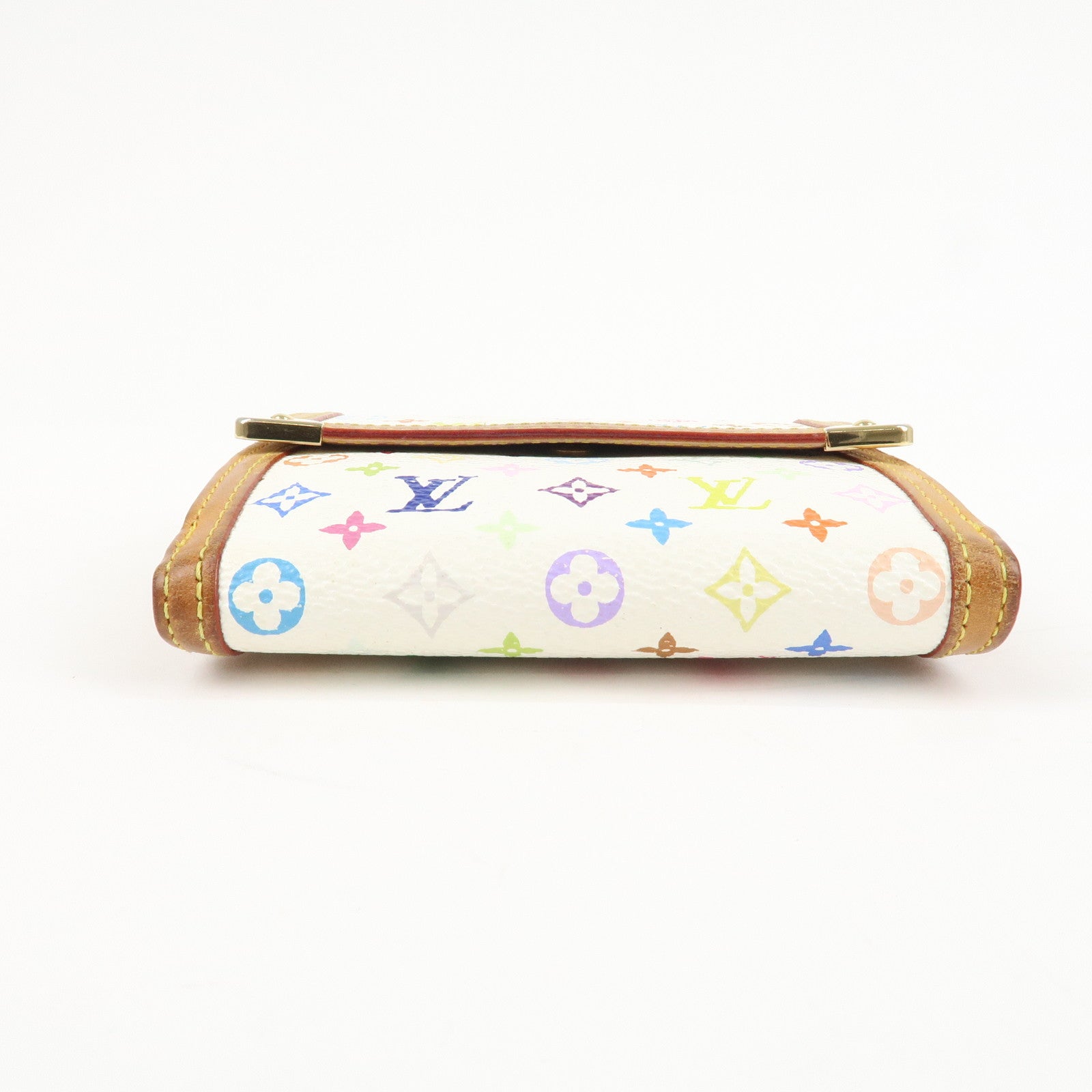 Louis Vuitton Monogram Multicolor Porte Monnaie Billets Carte Credit M92983 Used