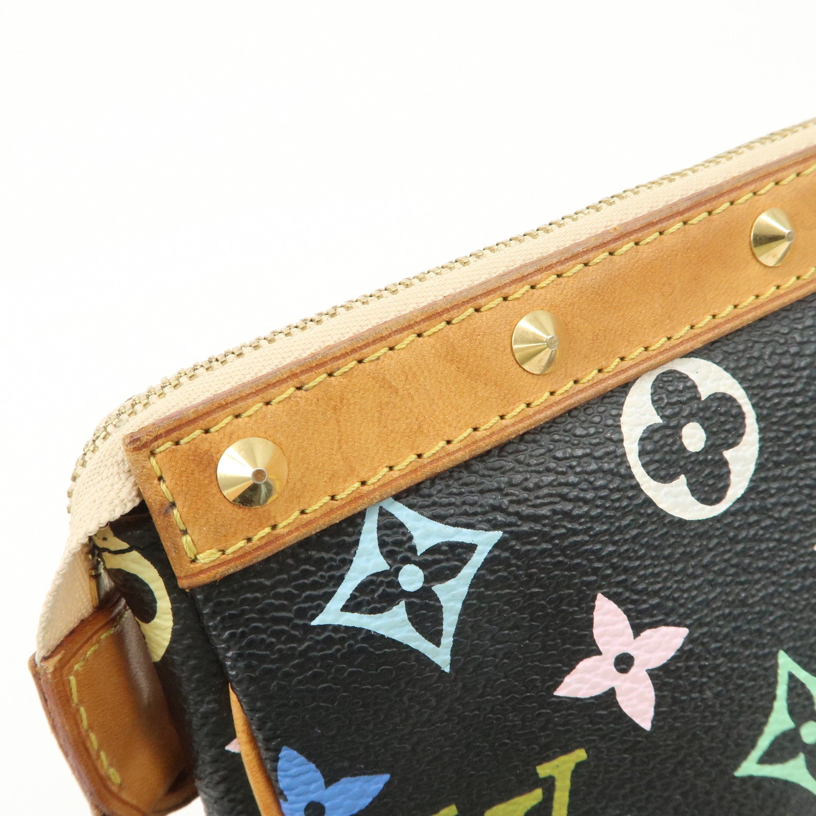 Louis Vuitton Monogram Multicolor Pochette Accessoires Noir M92648 Used