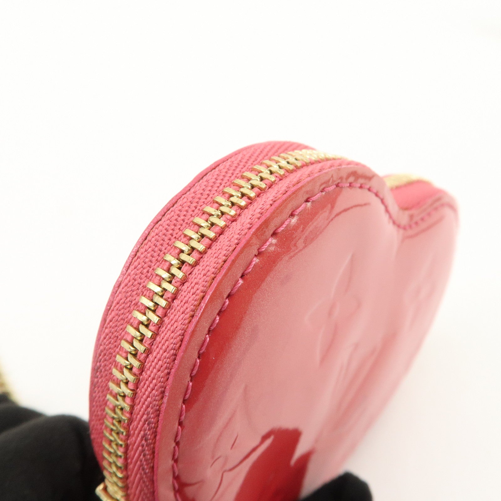 Louis Vuitton Monogram Vernis Porte Monnaie Coeur Coin Case M93562