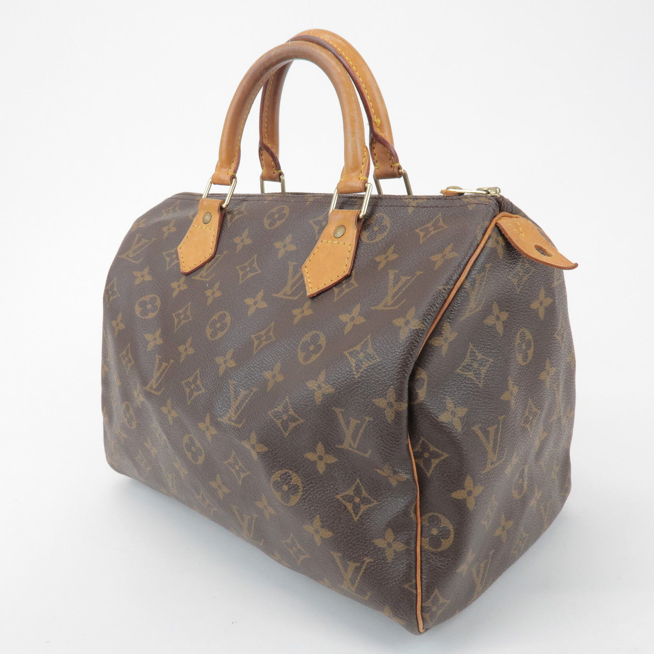 Louis Vuitton Monogram Speedy 30 Boston Bag Hand Bag Brown M41526