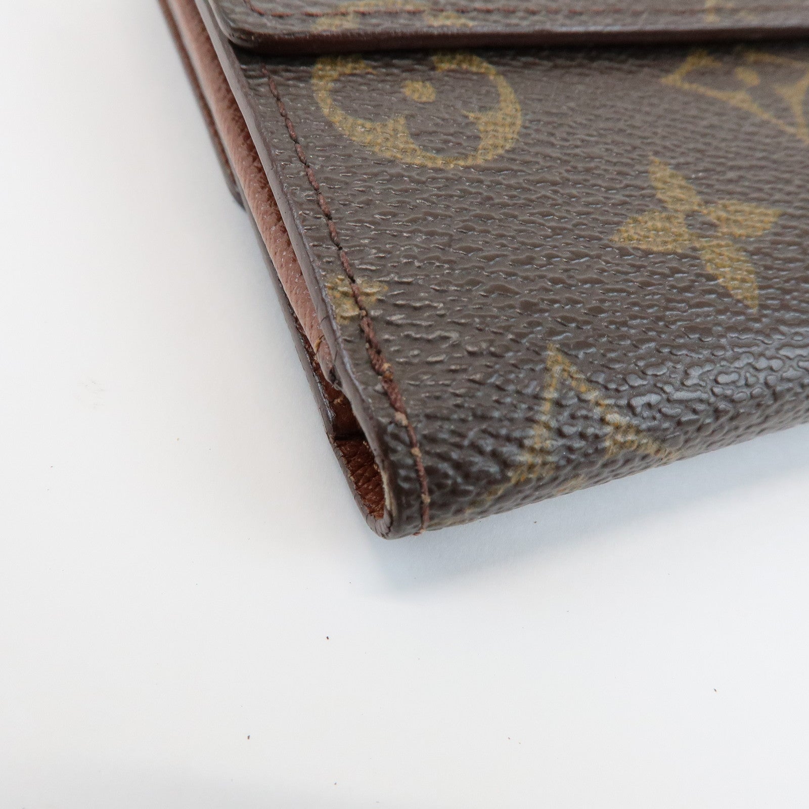 Louis Vuitton Monogram Set of 2 Bi- fold Wallets Brown M61652