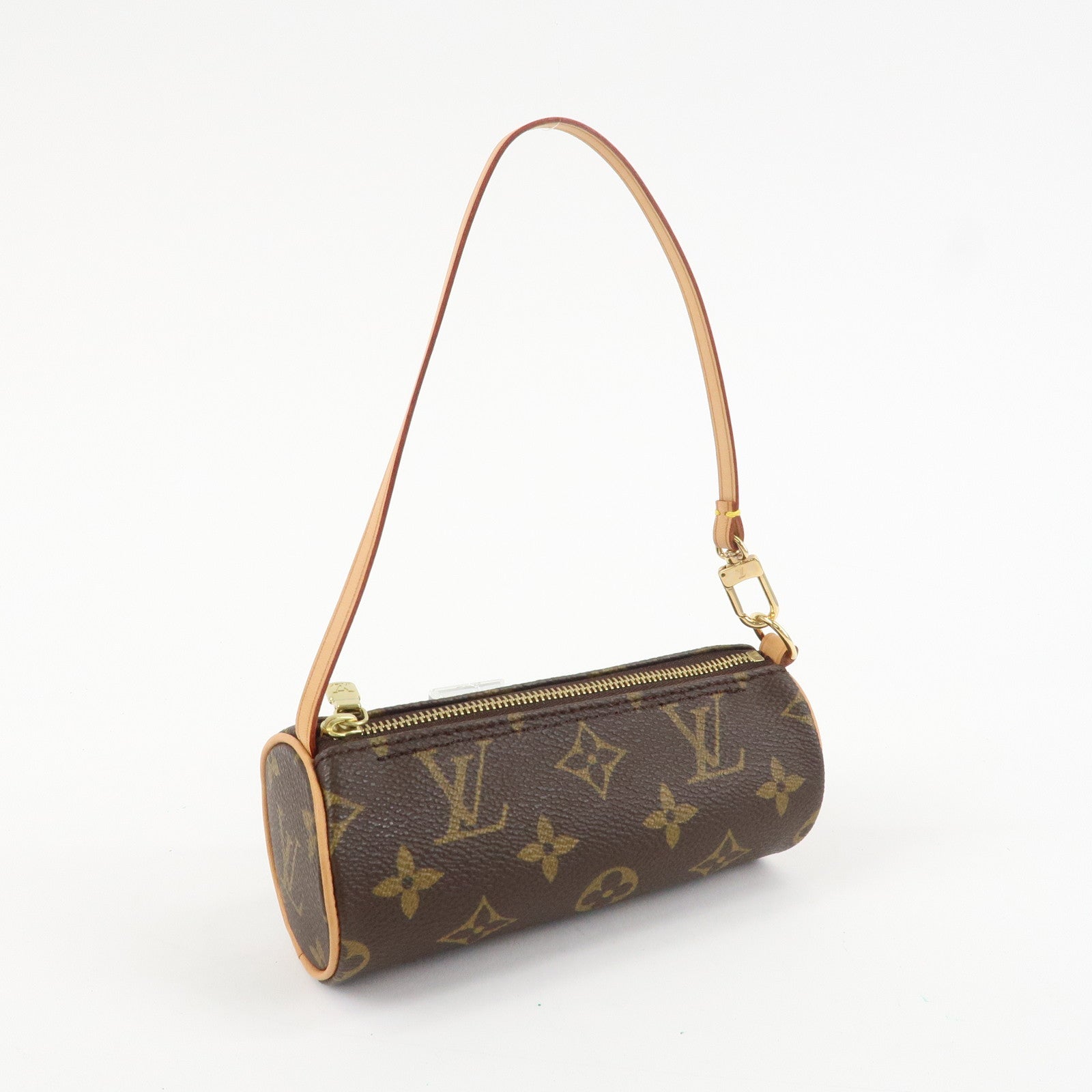 Louis Vuitton Monogram Mini Pouch for Papillon Bag New Style Brown Used