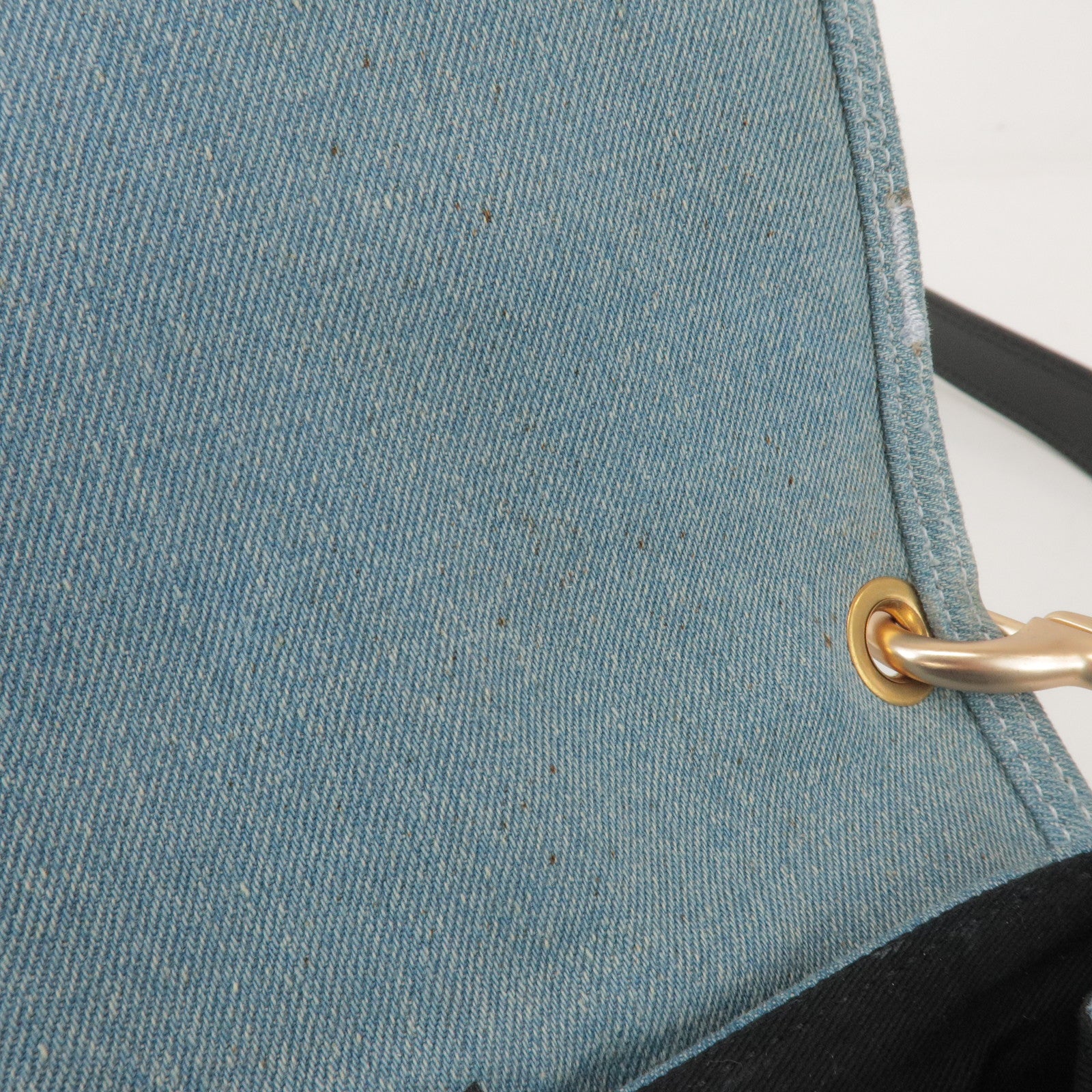 Chloe See by Chloe Hana Denim Leather Shoulder Bag Denim