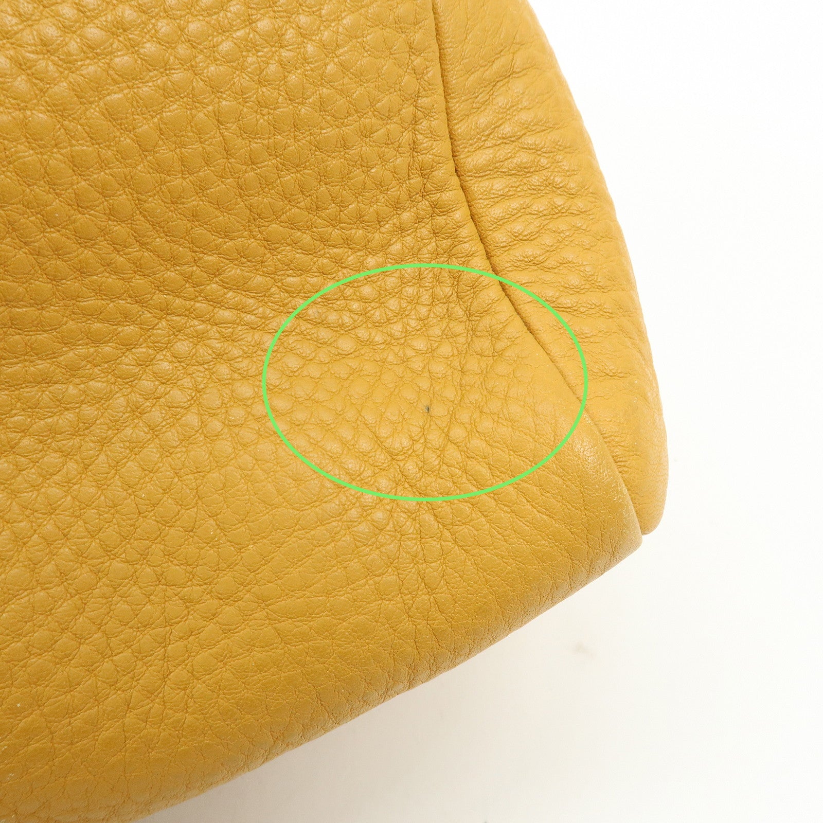 PRADA Triangle Logo Leather 2Way Bag Hand Bag Shoulder Bag BL0778