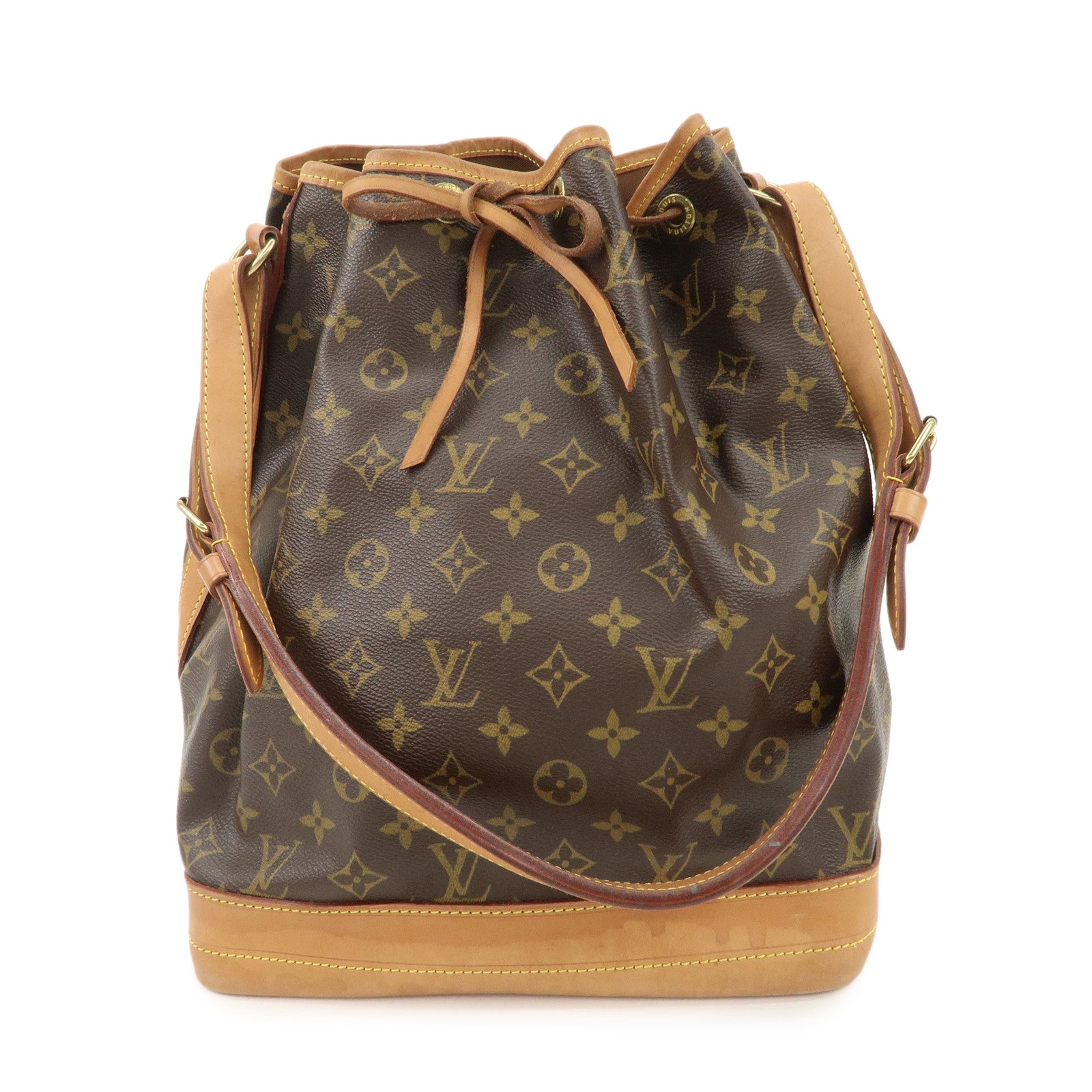 Louis Vuitton Monogram Noe Shoulder Bag Hand Bag Brown M42224