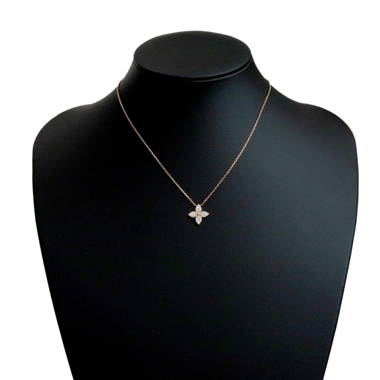 Louis Vuitton Pendantif Star Blossom Diamond Necklace 750PG Q93710