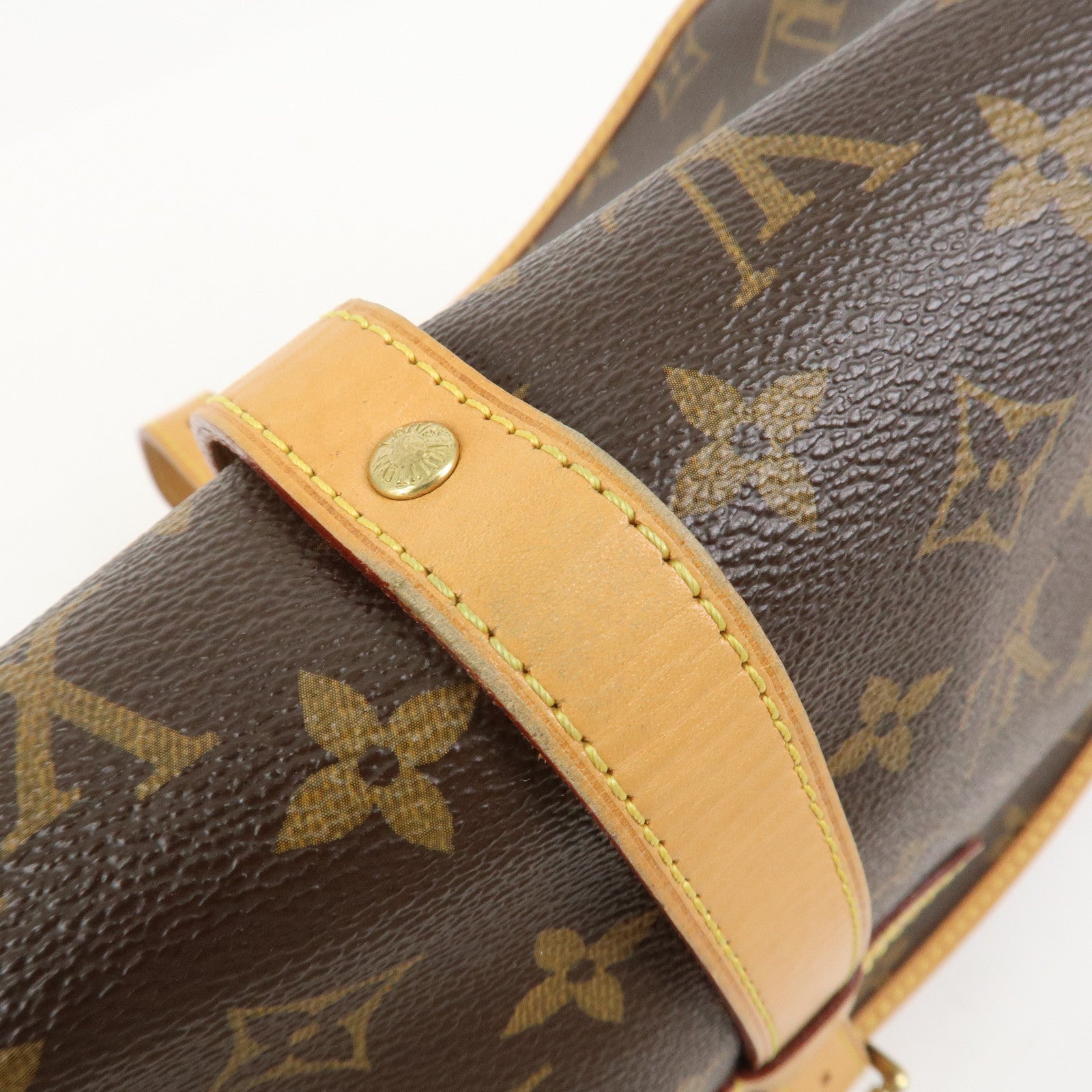 Louis Vuitton Monogram Saumur 30 Shoulder Bag Brown M42256