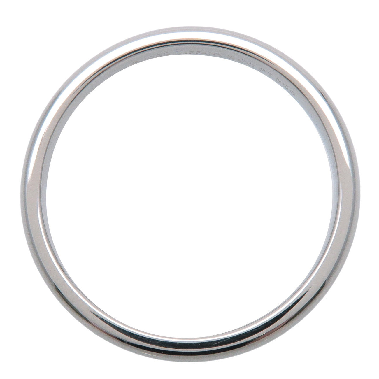 Tiffany & Co Classic Band Ring PT950 Platinum US7 EU54 HK15