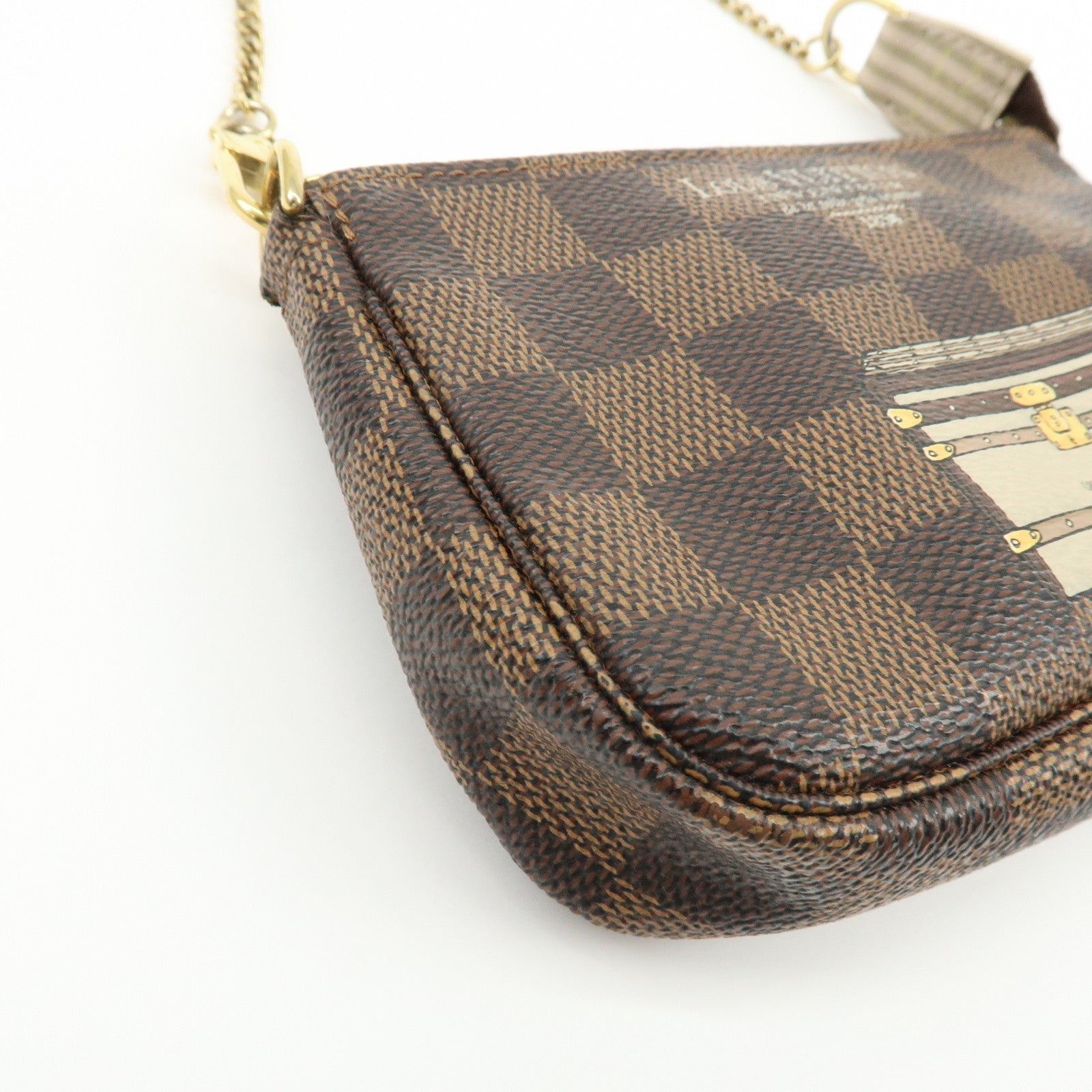 Louis Vuitton Damier Canvas Mini Pochette Accessires Trank N63181