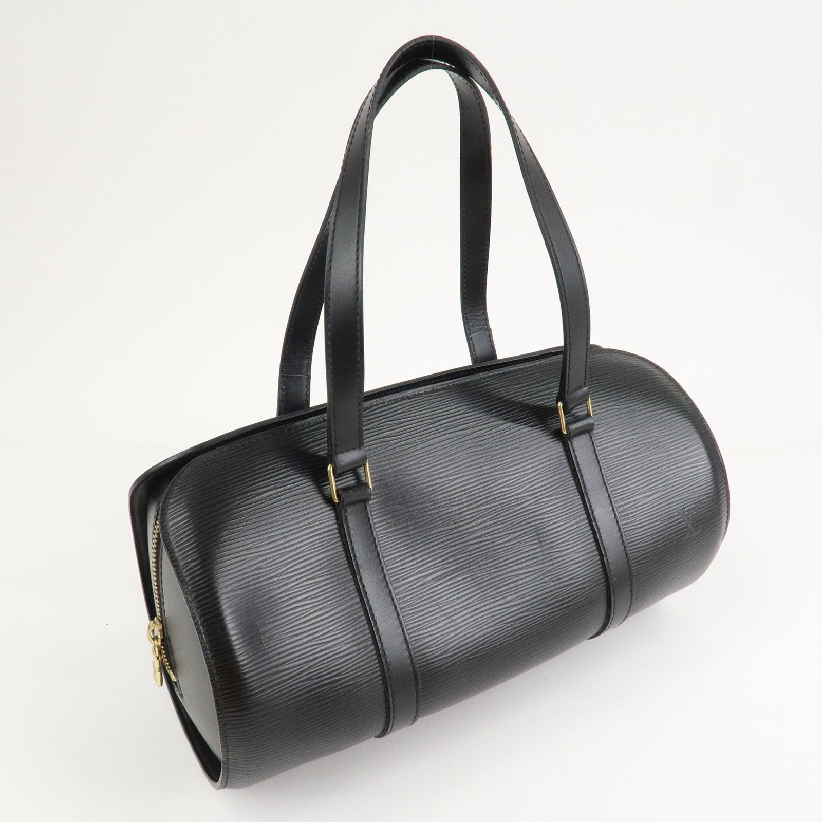 Louis Vuitton Epi Soufflot Hand Bag Shoulder Bag Noir Black M52862