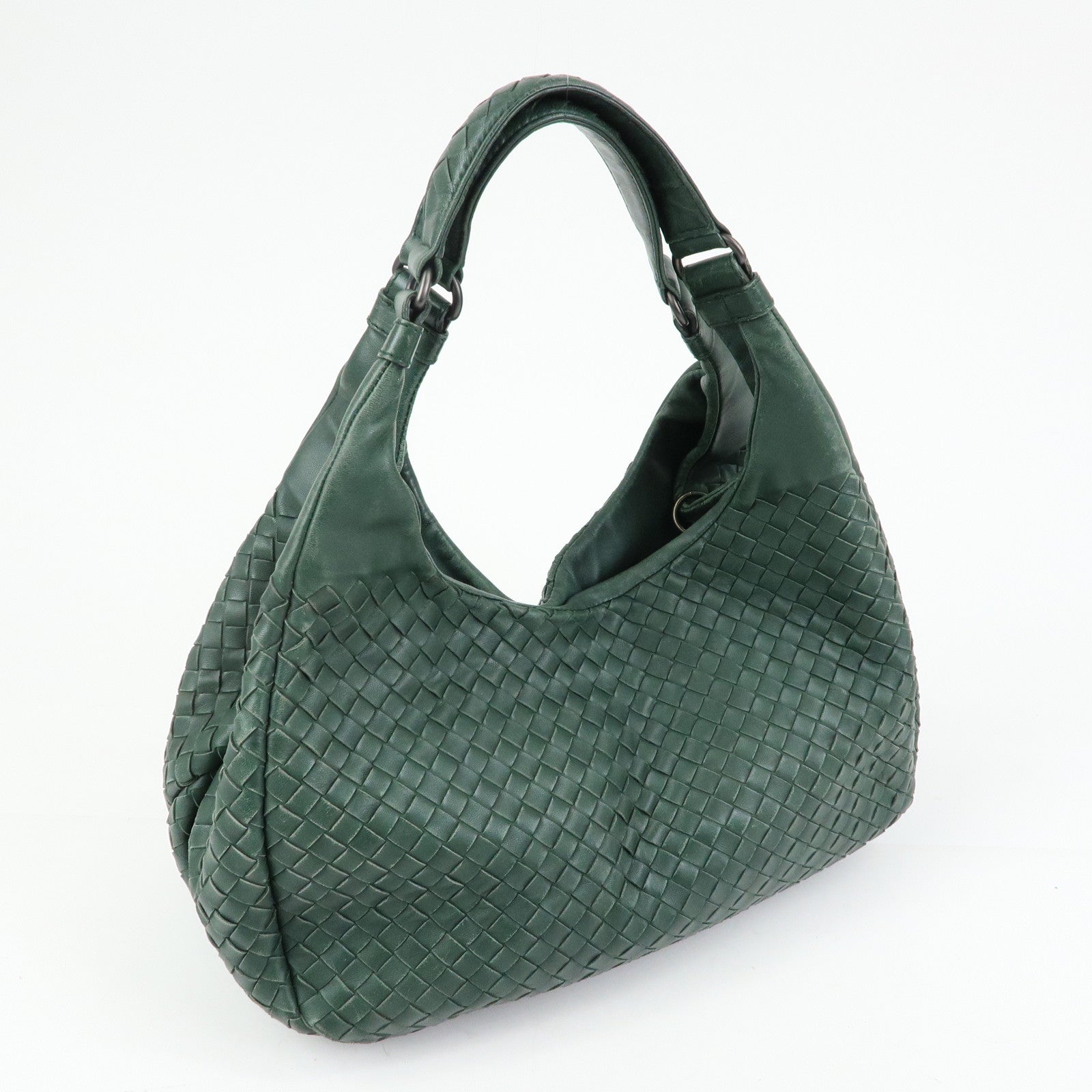 BOTTEGA VENETA Campana Intrecciato Leather Hand Bag 125787V0016