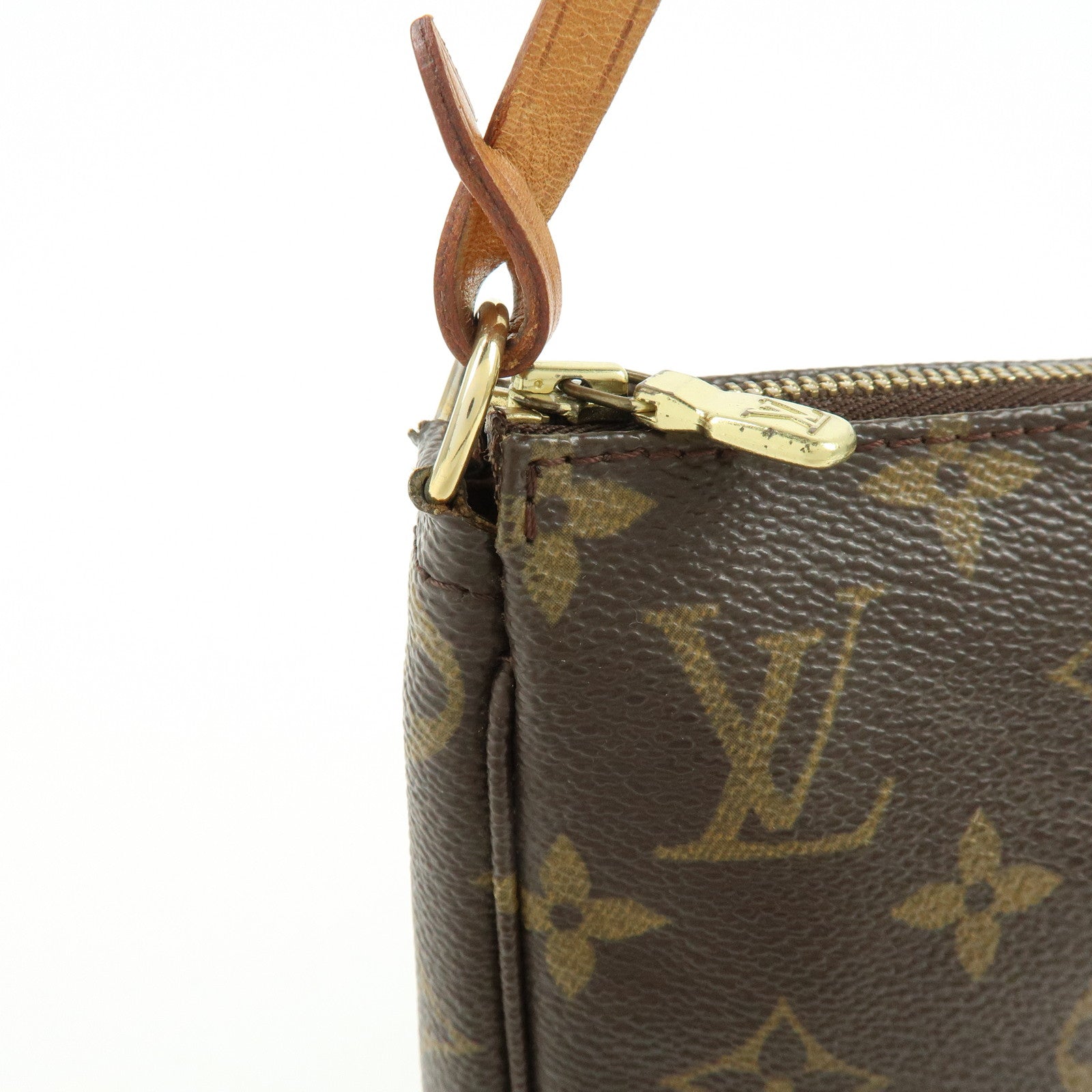 Louis Vuitton Monogram Pochette Accessoires Pouch Hand Bag M51980