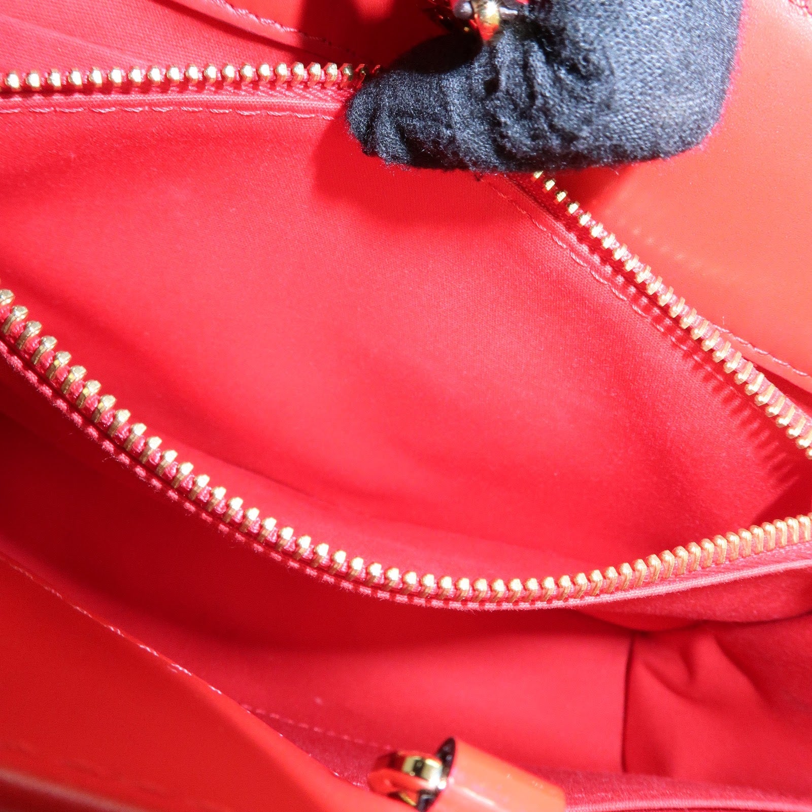 Louis Vuitton Monogram Vernis Montaigne BB 2Way Bag Cerise M50170