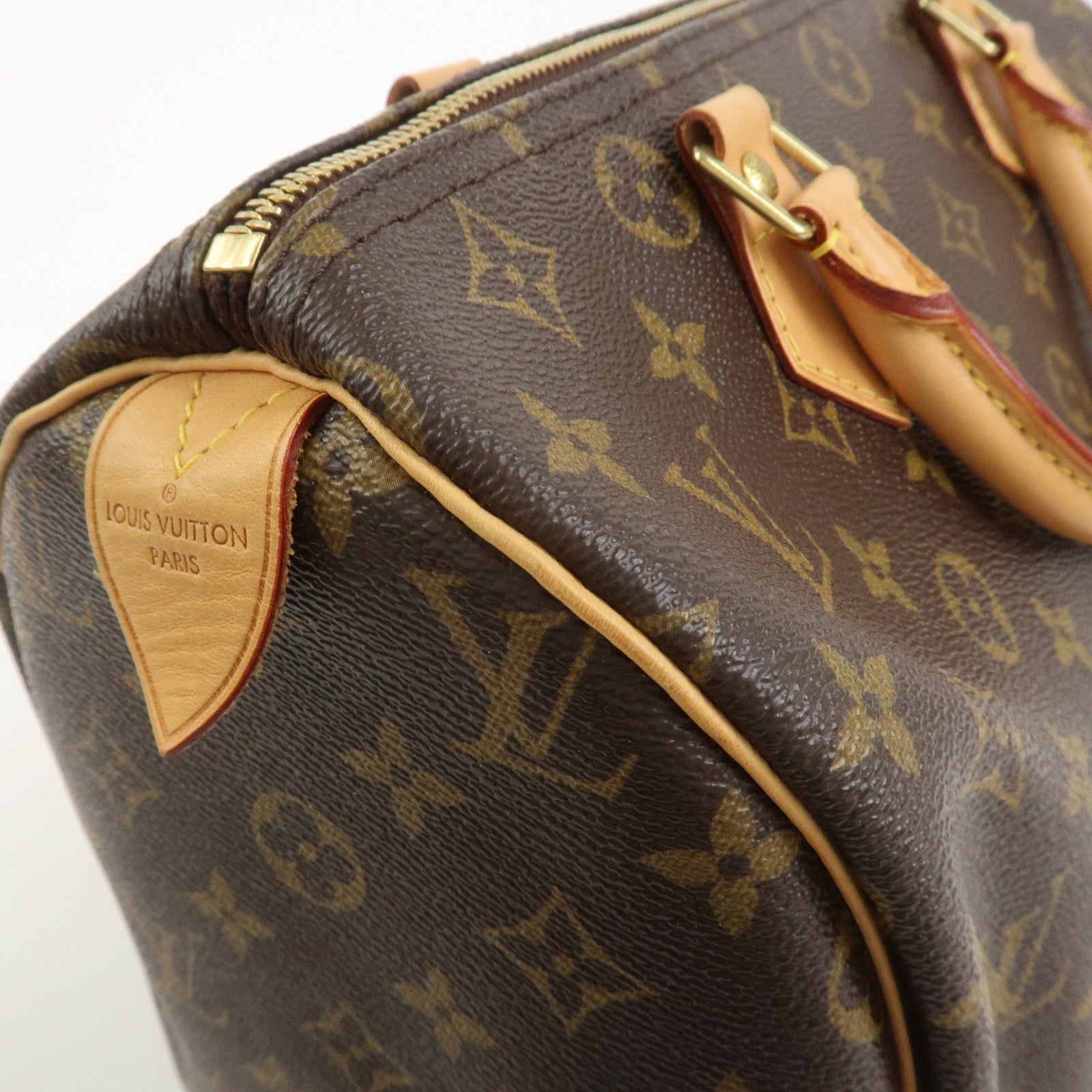 Louis Vuitton Monogram Speedy 30 Boston Bag Hand Bag Brown M41526