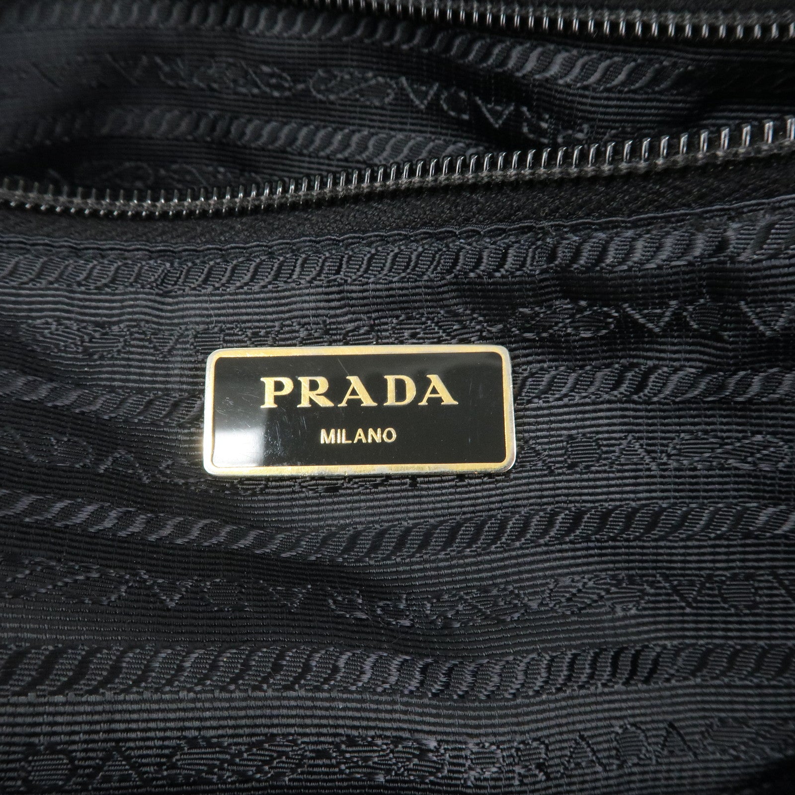 PRADA Tessuto Nylon Leather 2Way Bag Tote Bag Shoulder Bag BN1845