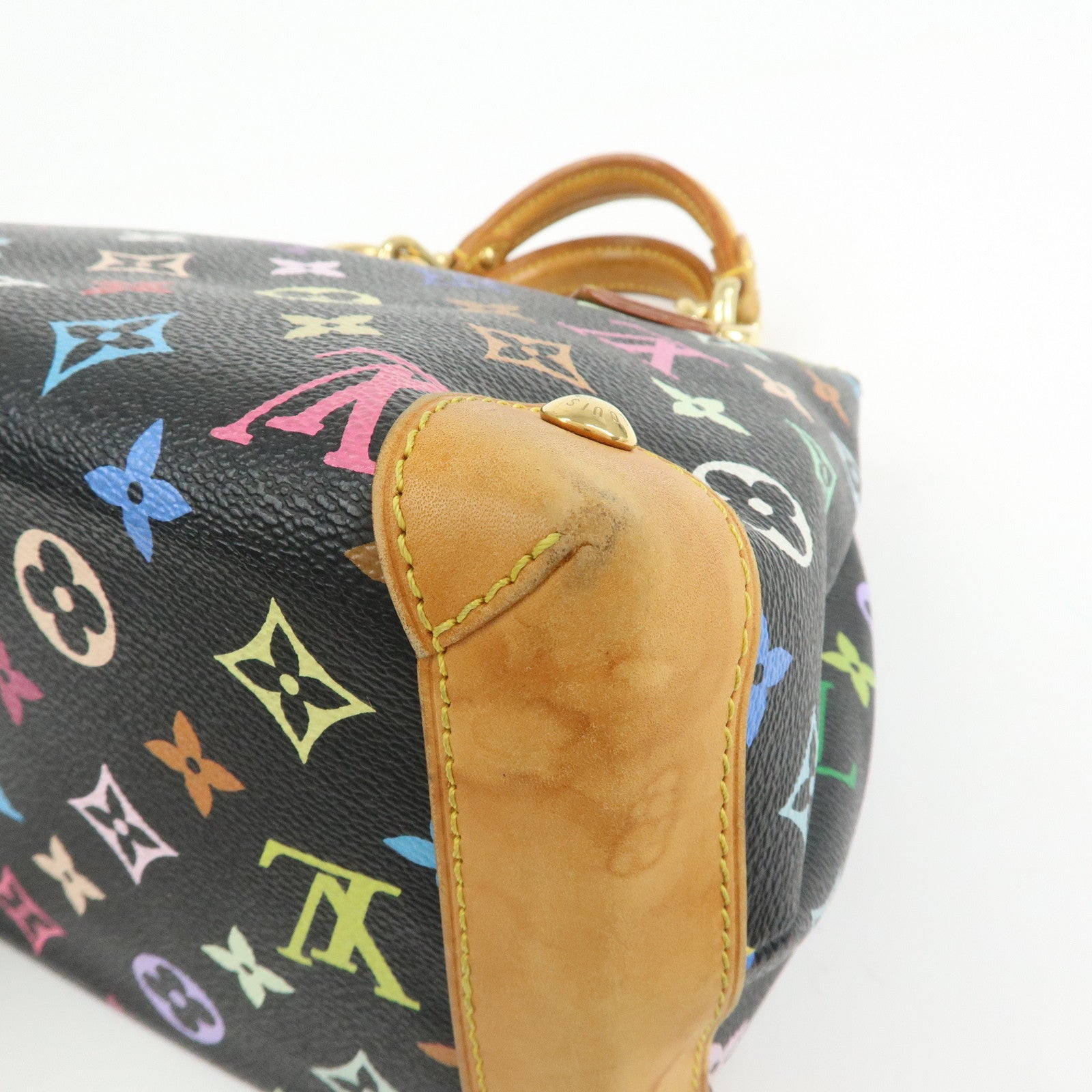 Louis Vuitton Monogram Multicolor Audra Hand Bag Noir Black M40048