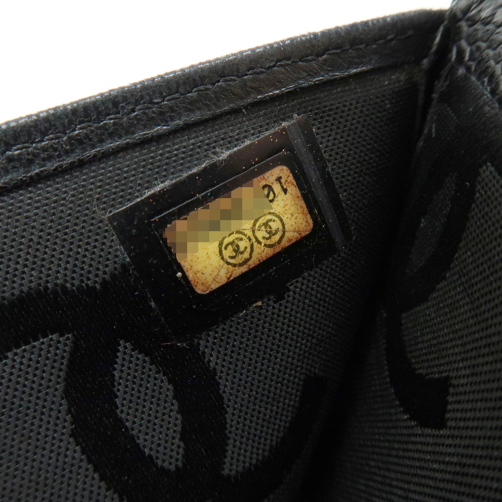Chanel COCO Mark Caviarskin Long Flap Wallet Black