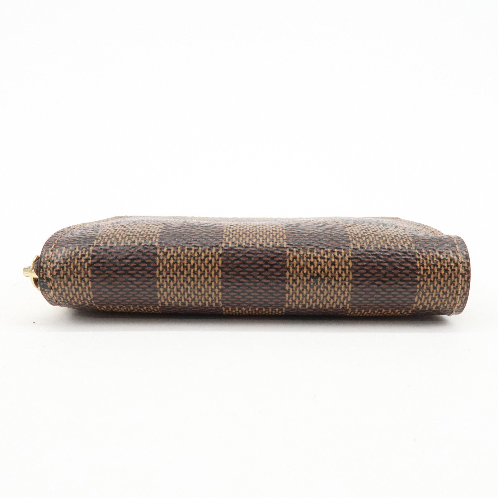 Louis Vuitton Damier Zippy Coin Case Wallet Brown N63070