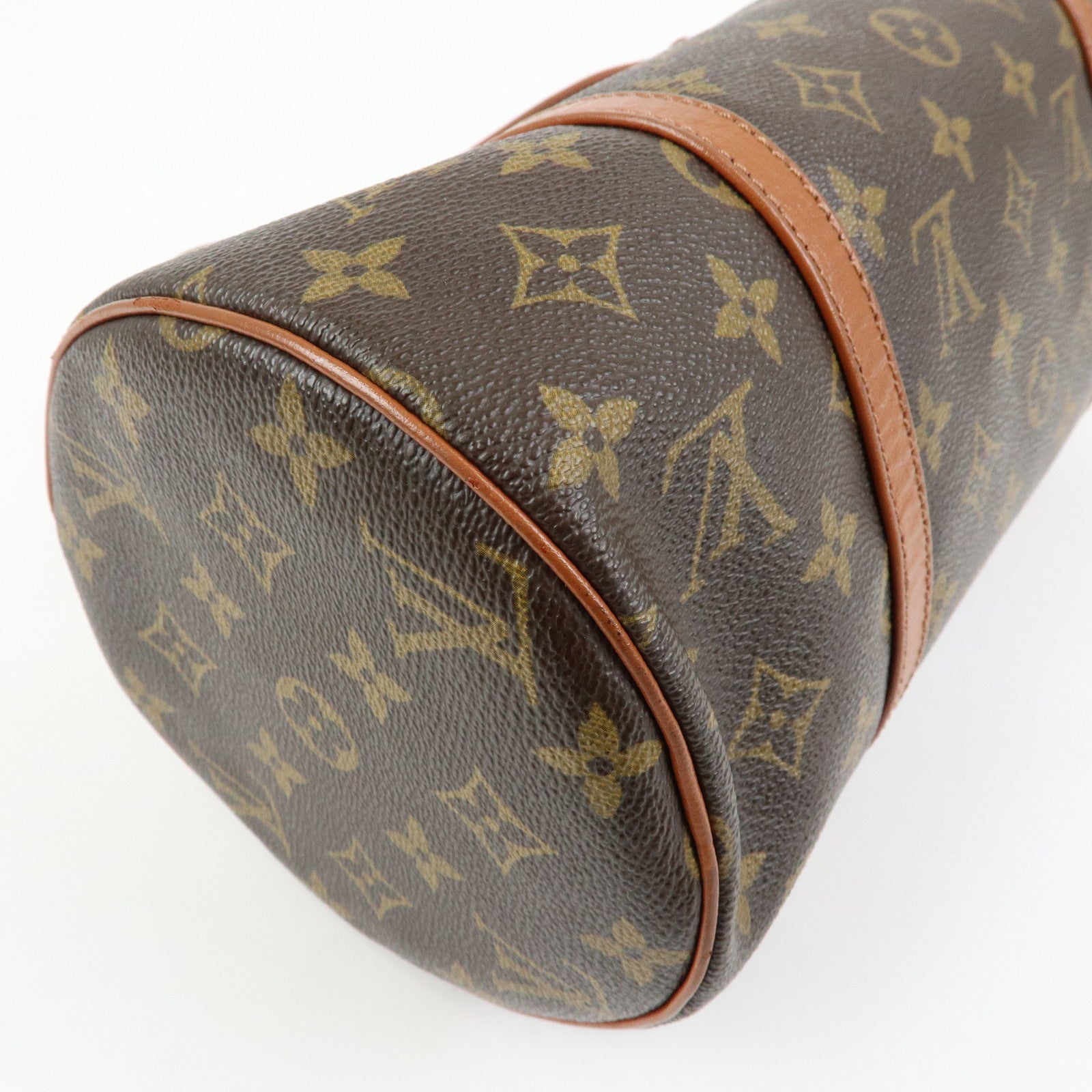 Louis Vuitton Monogram Papillon 30 Hand Bag Brown M51365