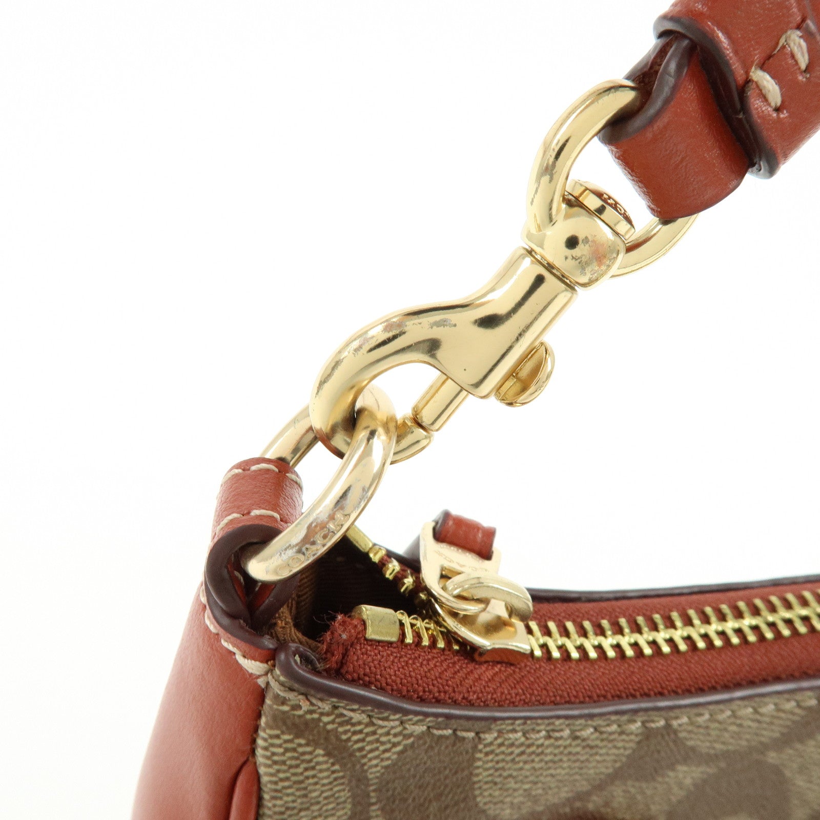 COACH PEANUTS Teri Signature PVC Leather Shoulder Crossbody Bag