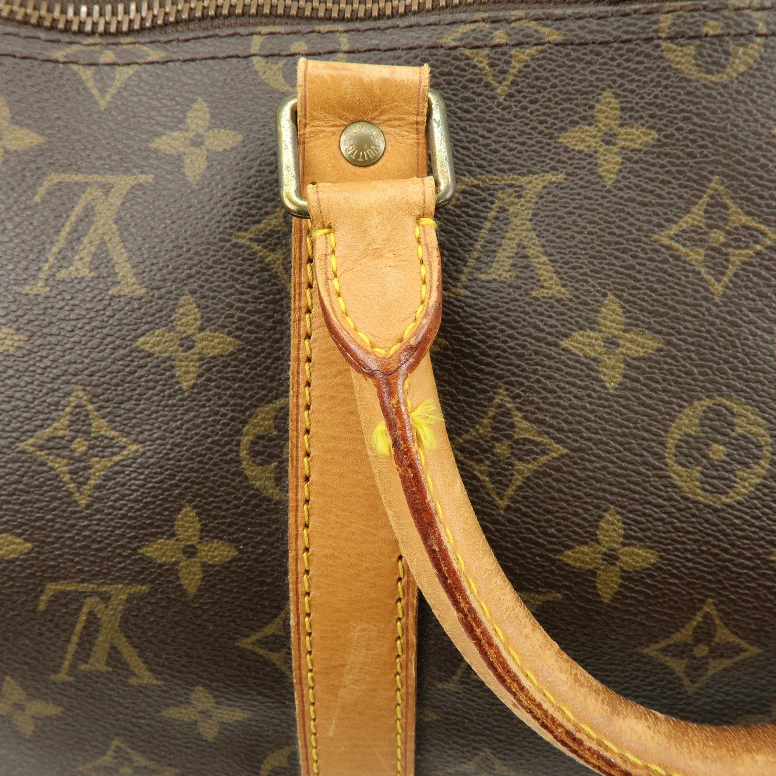 Louis Vuitton Monogram Keep All 50 Boston Bag Brown M41426