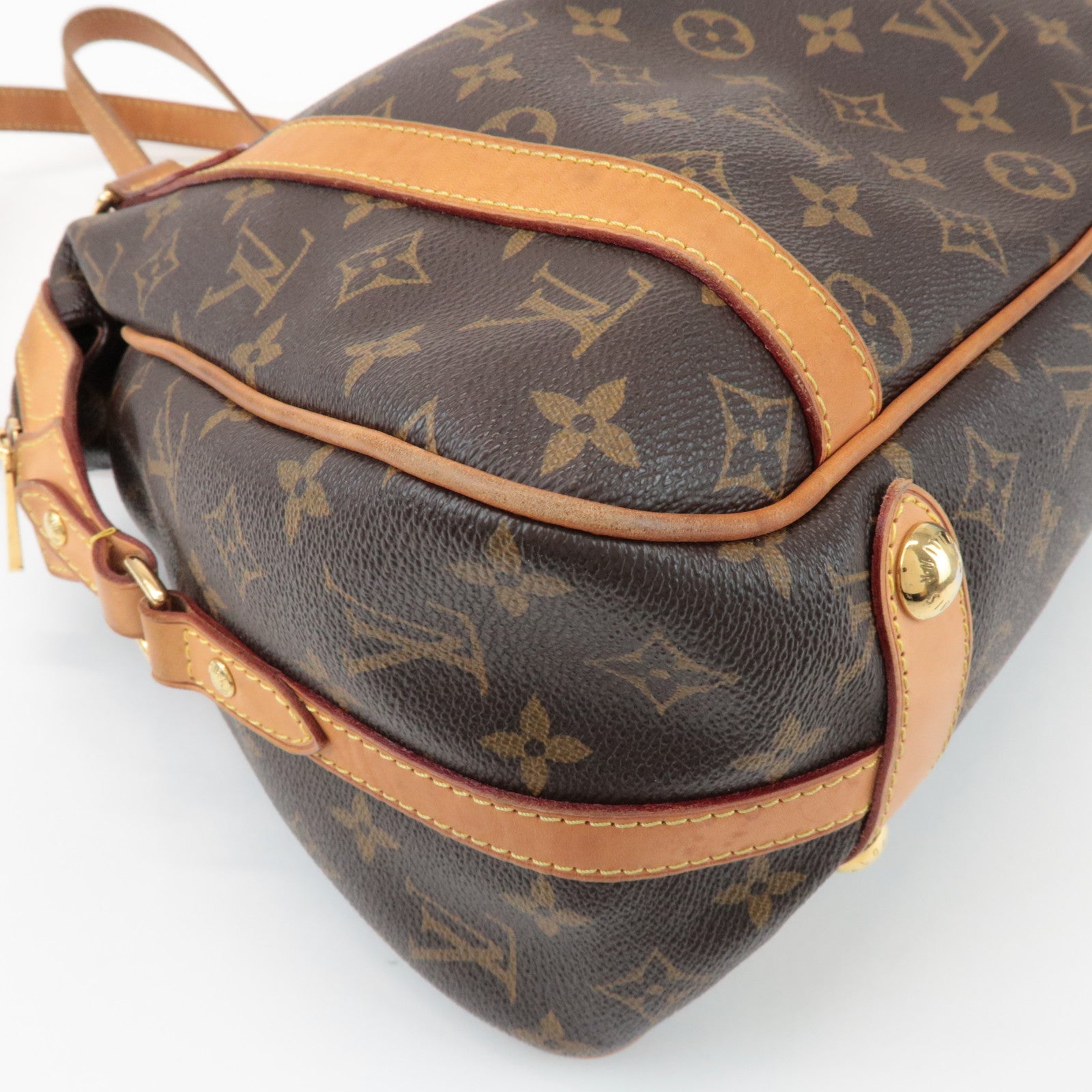 Louis Vuitton Monogram Stresa PM Shoulder Bag Brown M51186