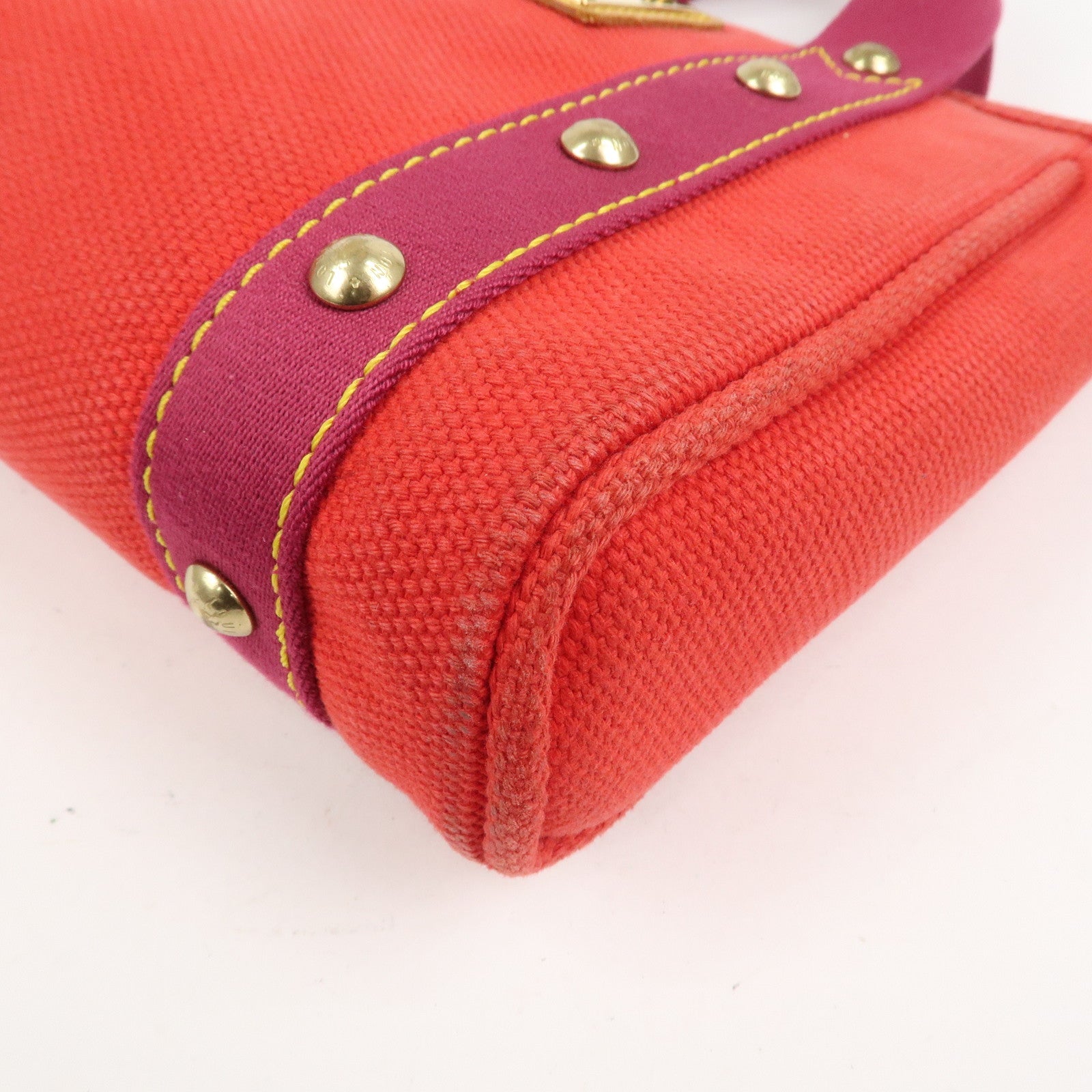 Louis Vuitton Antigua Cabas PM Hand Bag Rouge M40037