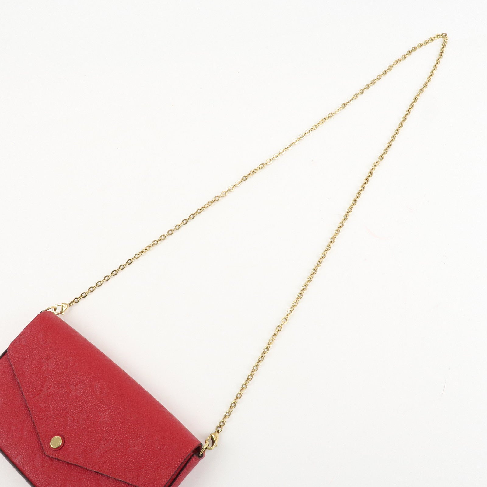 Louis Vuitton Monogram Empreinte Felicie Chain Shoulder Bag M63700 Used