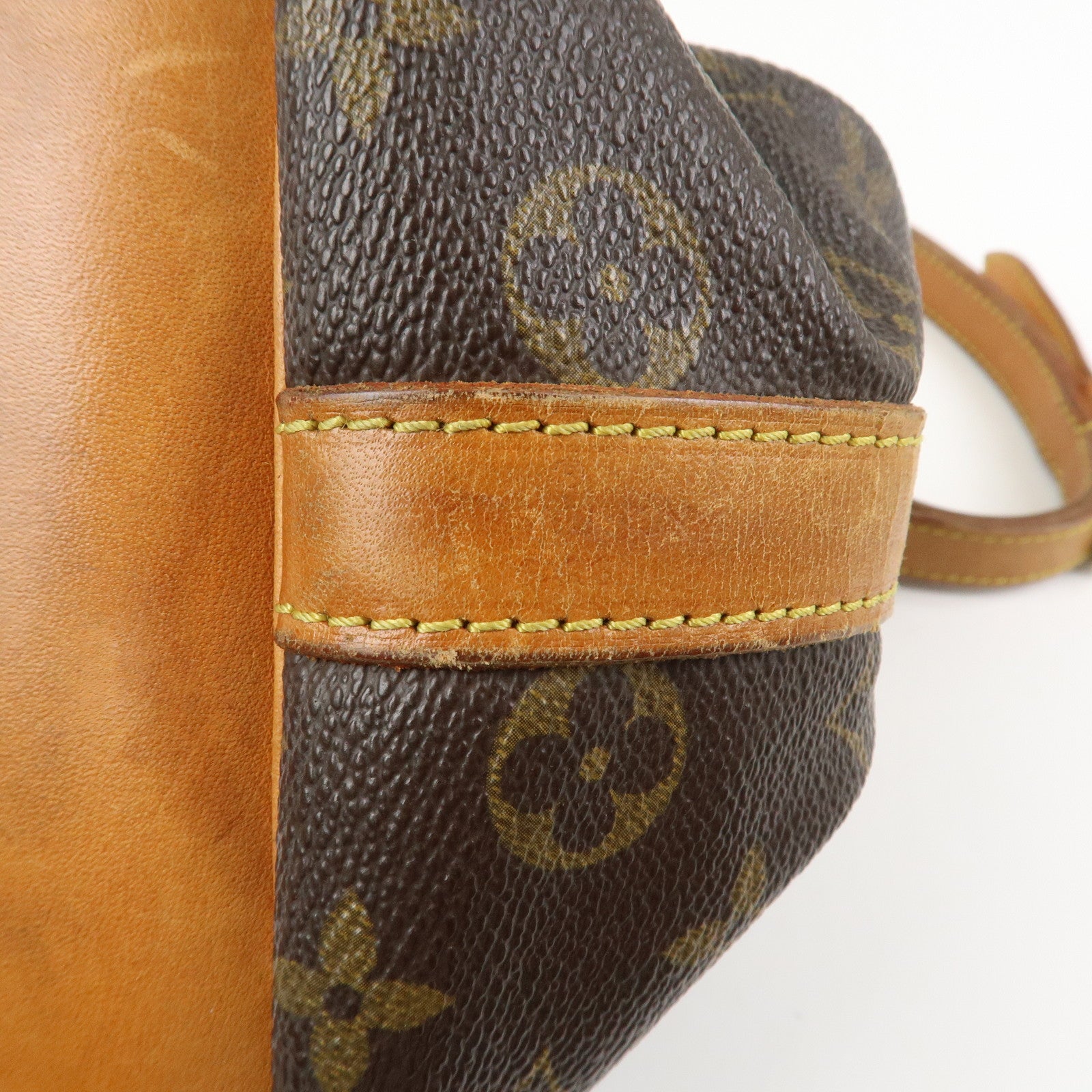 Louis Vuitton Monogram Petit Noe Shoulder Bag Brown M42226
