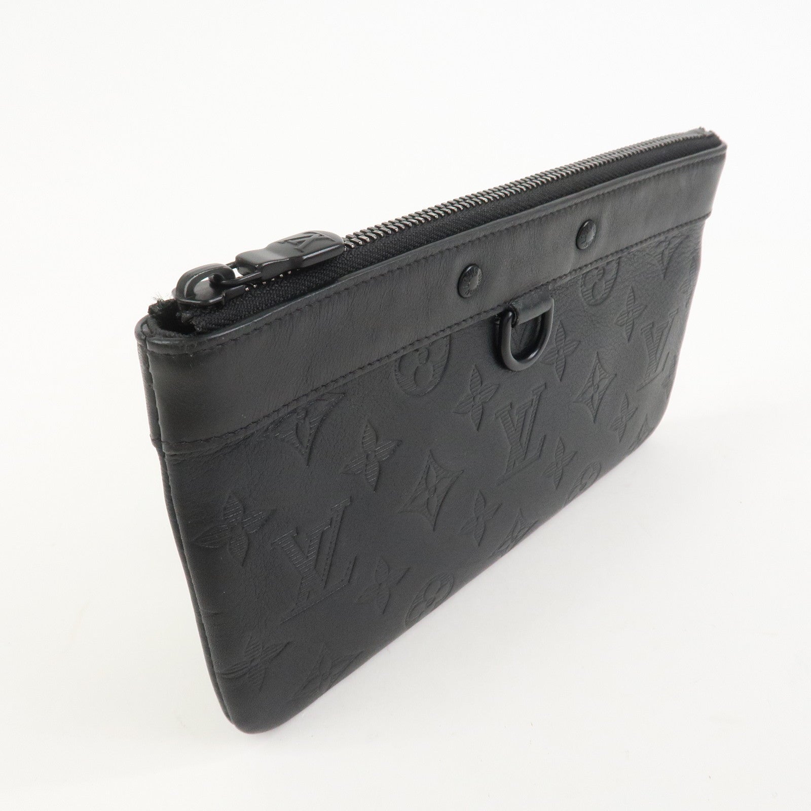 Louis Vuitton Monogram Shadow Pochette Discovery PM Noir M44335