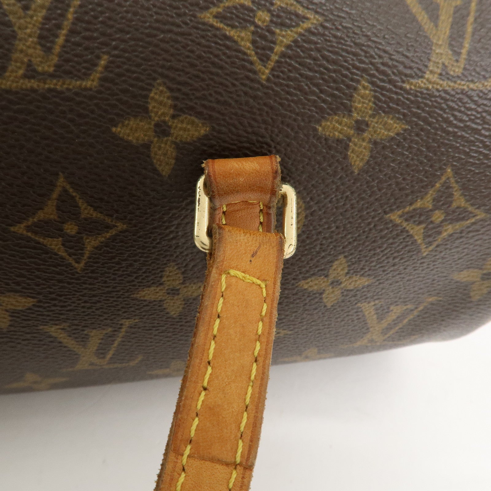 Louis Vuitton Monogram Papillon 30 Hand Bag Brown M51385