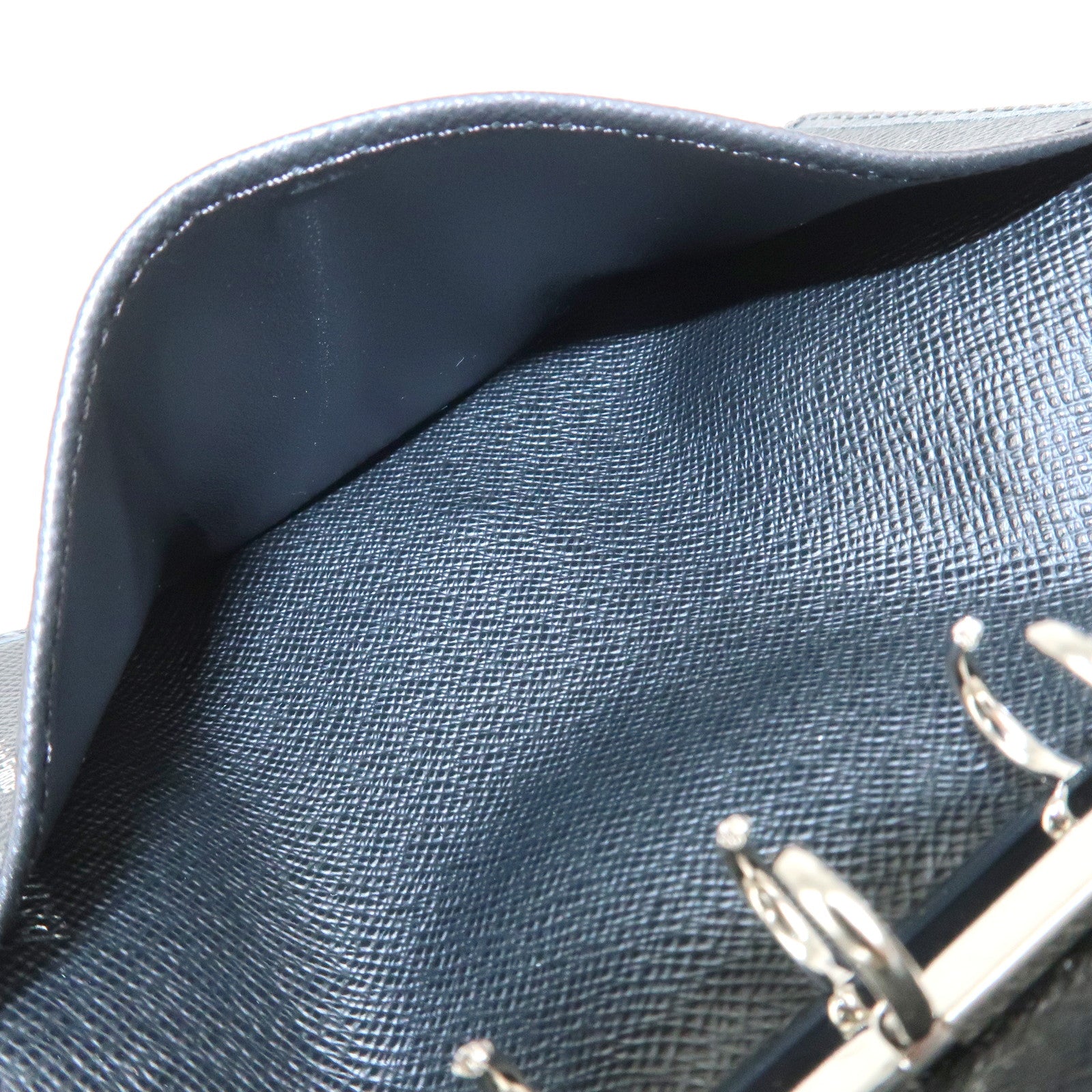 Louis Vuitton Taiga Leather Agenda PM Planner Cover Ardoise R20426
