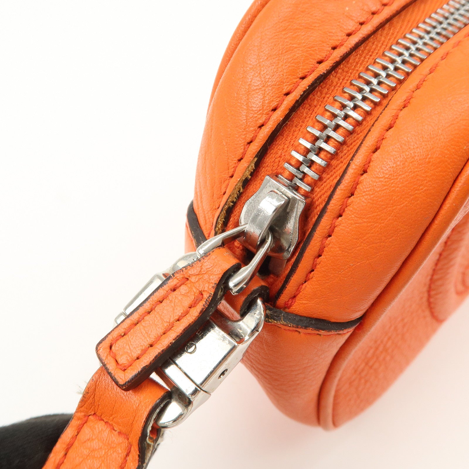 GUCCI SOHO Childrens Leather Mini Shoulder Bag Orange 355202