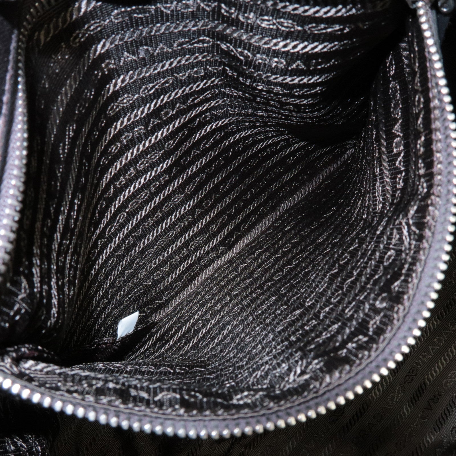 PRADA Nappa Leather Gathered Tote Bag Hand Bag Bronze BR3987 Used