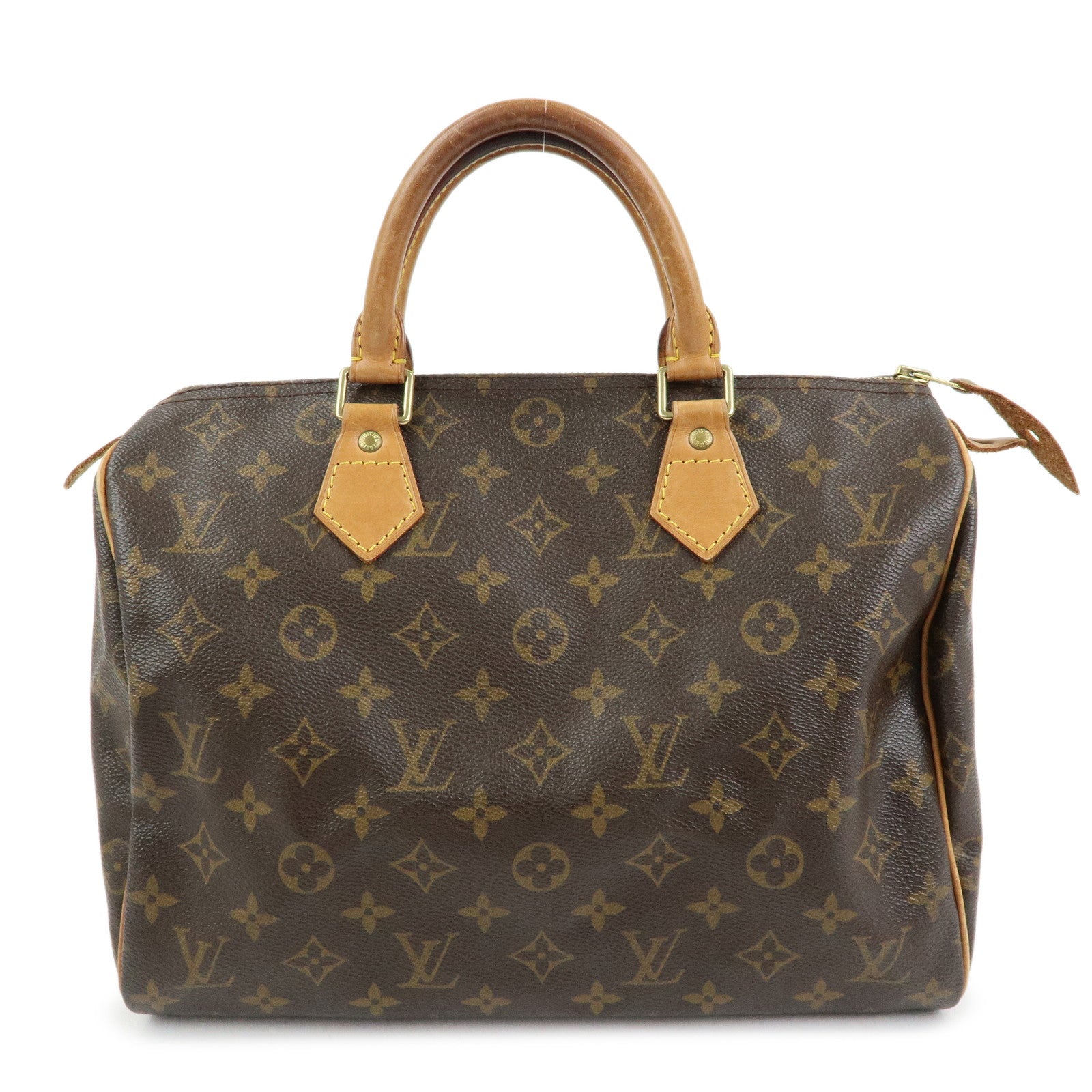 Louis Vuitton Monogram Speedy 30 Boston Bag Hand Bag Brown M41526