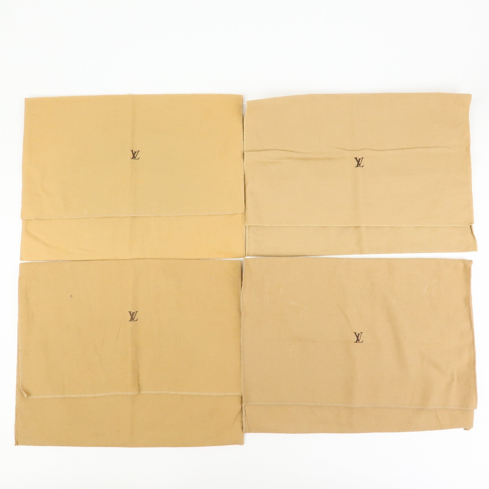 Louis Vuitton Set of 15 Dust Bag Storage Bag Flap Style Brown