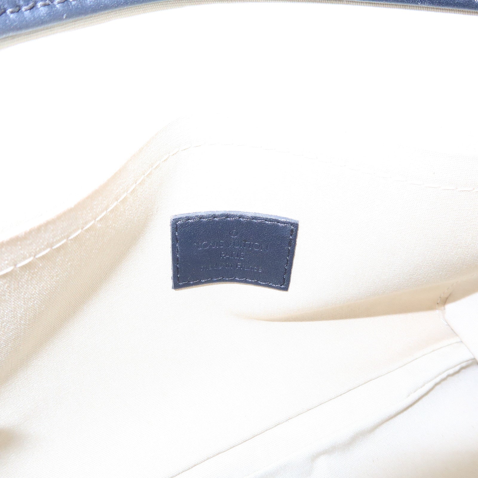 Louis Vuitton Monogram Mini Lin Lucille PM Hand Bag Blue M92676