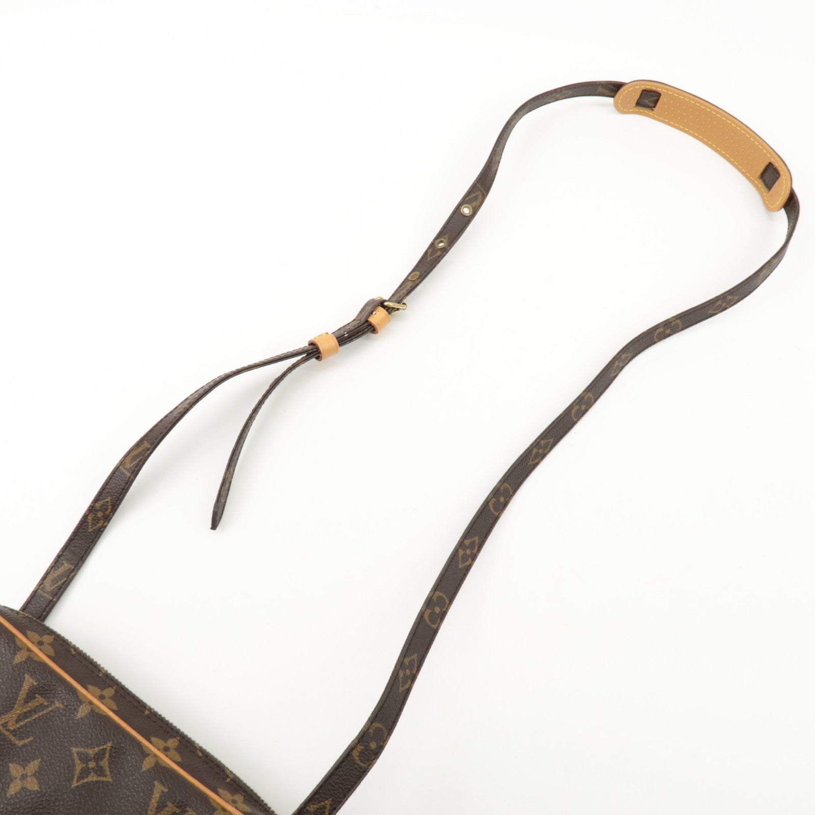Louis Vuitton Monogram Pochette Marly Bandouliere Bag Brown M51828 Used