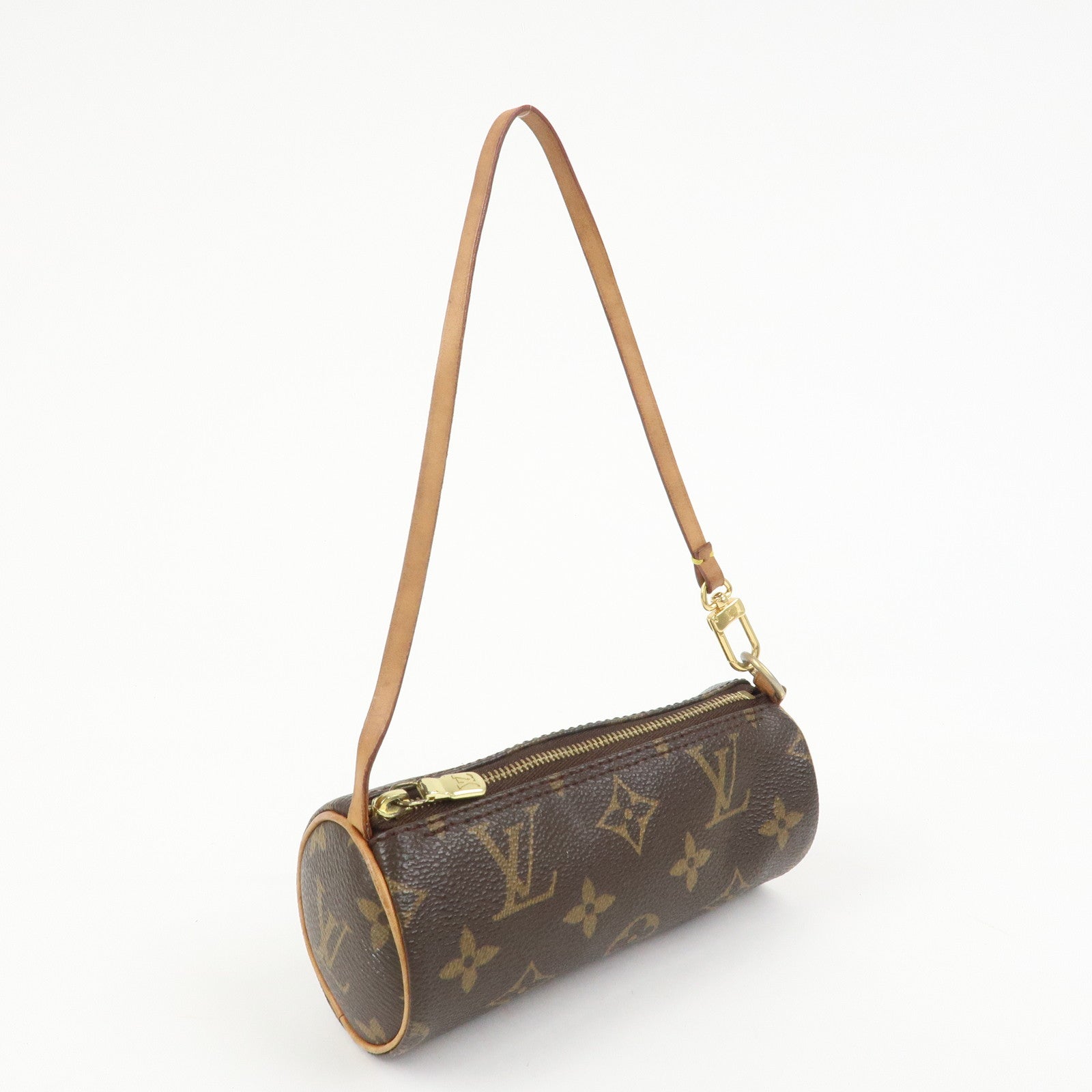 Louis Vuitton Monogram Mini Pouch for Papillon Bag New Style Brown