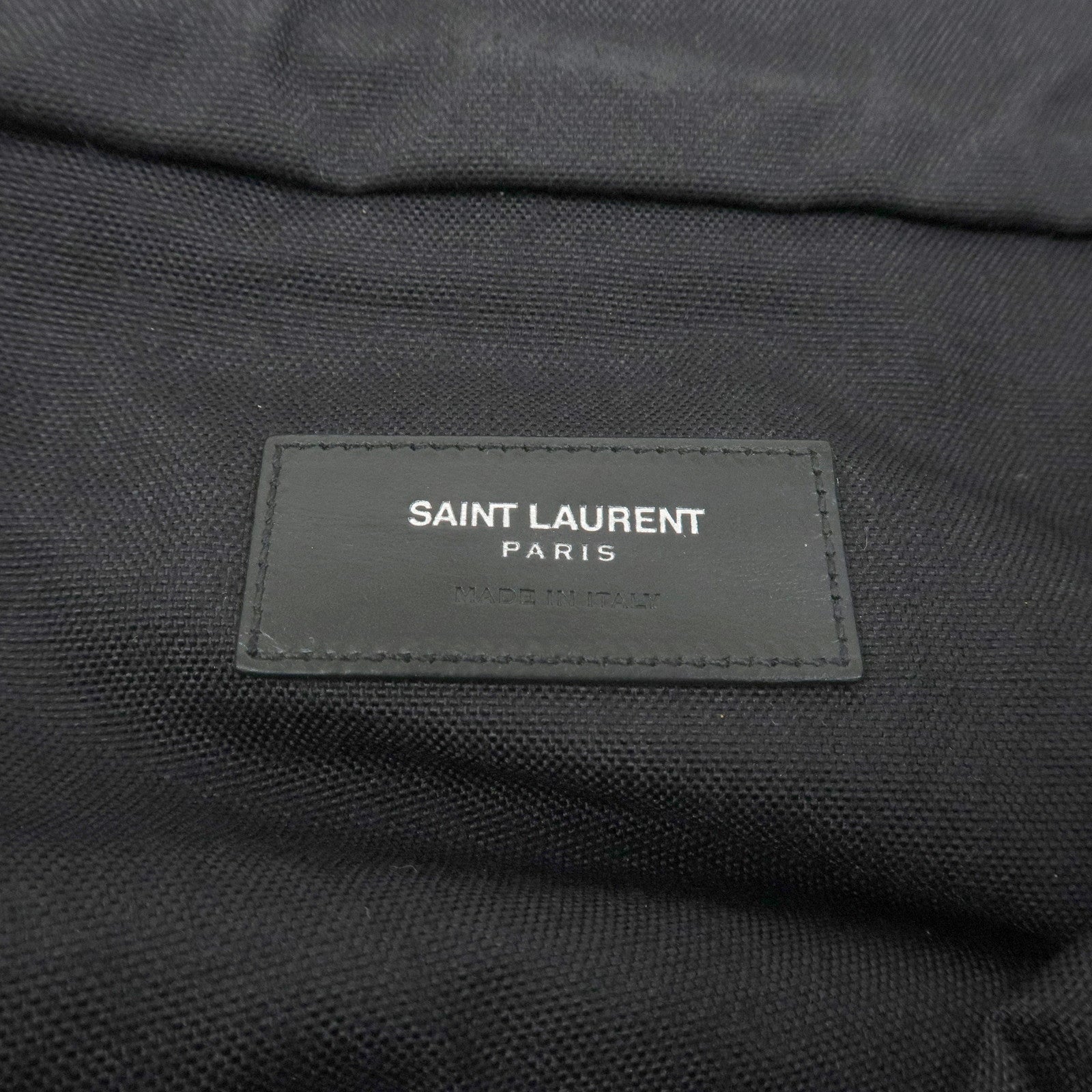 SAINT LAURENT PARIS Canvas Leather Crossbody Shoulder Bag Star