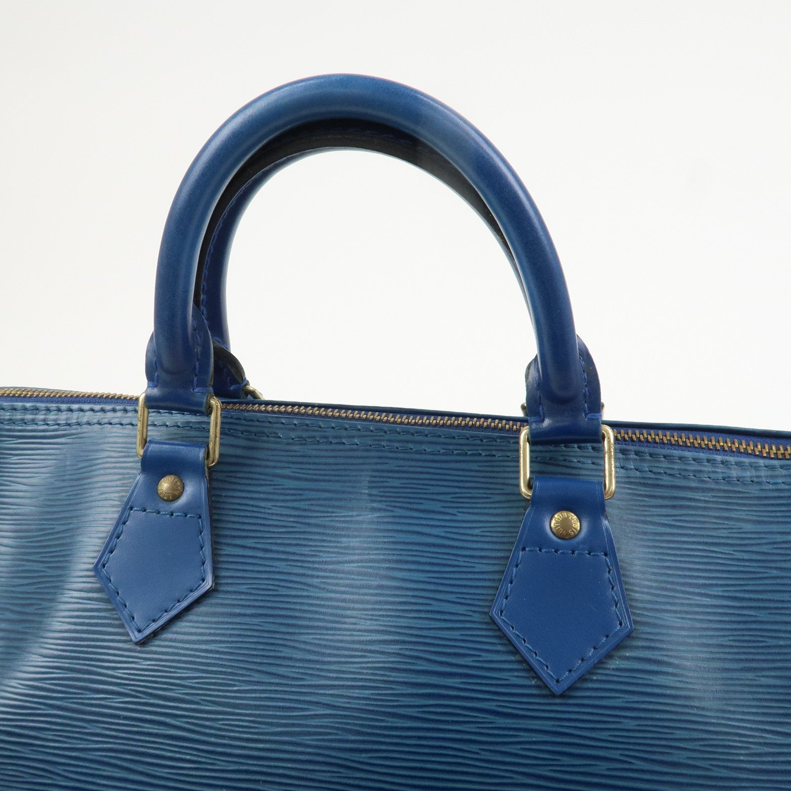 Louis Vuitton Epi Speedy 30 Hand Bag Boston Bag Toledo Blue M43005