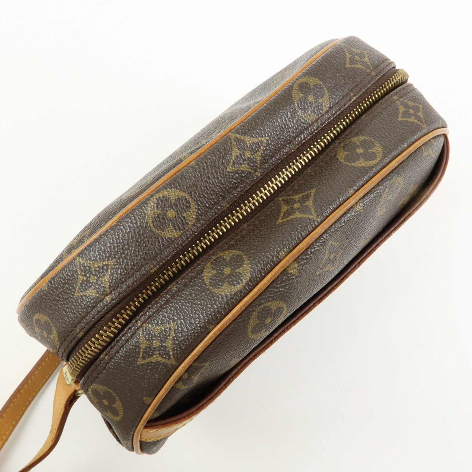 Louis Vuitton Monogram Blois Crossbody Shoulder Bag Brown M51221