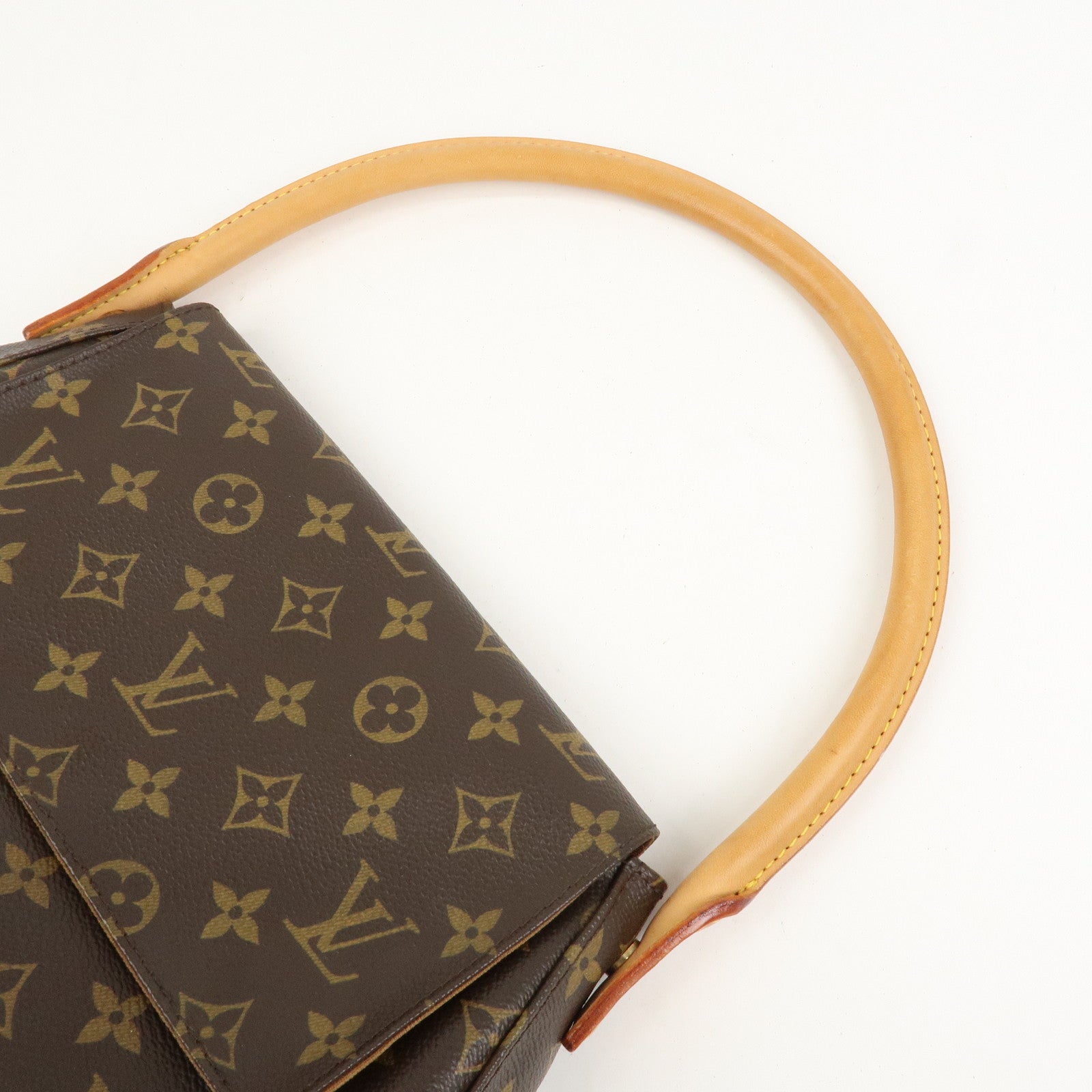 Louis Vuitton Monogram Mini Looping Shoulder Bag Brown M51147