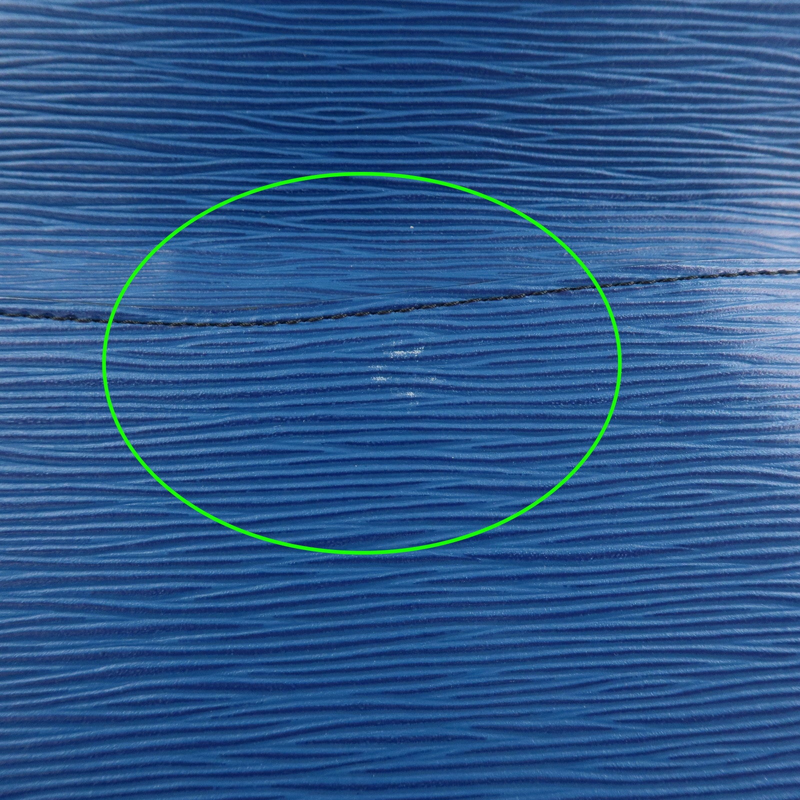 Louis Vuitton Epi Leather Art Deco Toledo Clutch Bag Blue M52635