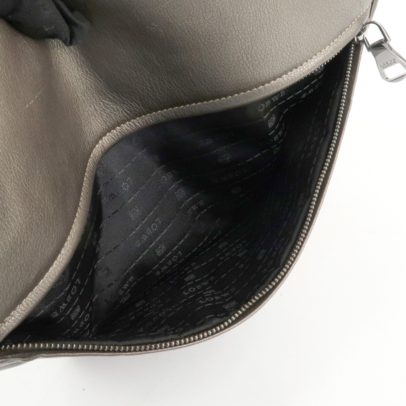 LOEWE Heritage Leather Shoulder Bag Crossbody Bag Bronze