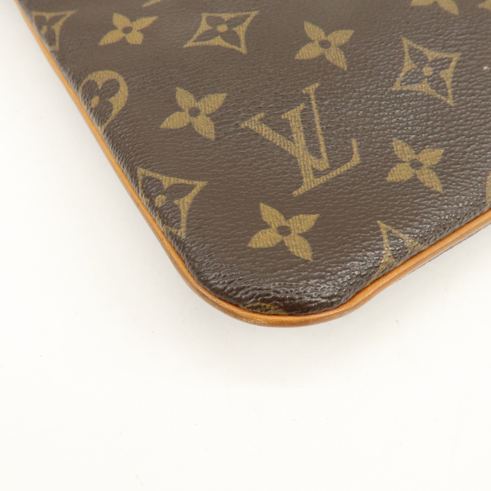 Louis Vuitton Monogram Pochette Valmy Shoulder Bag Brown M40524