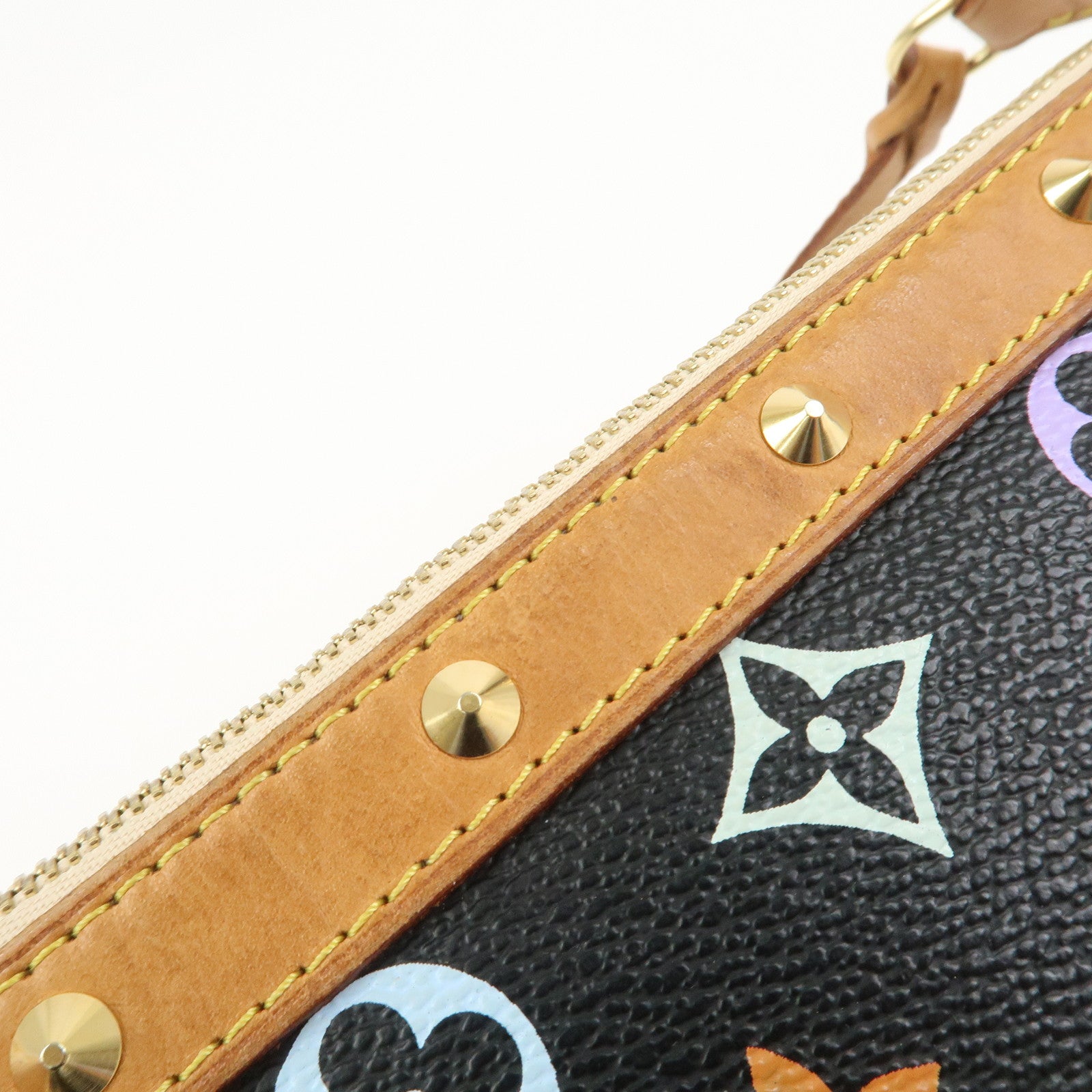 Louis Vuitton Monogram Pochette Accessoires Multicolor Noir M92648