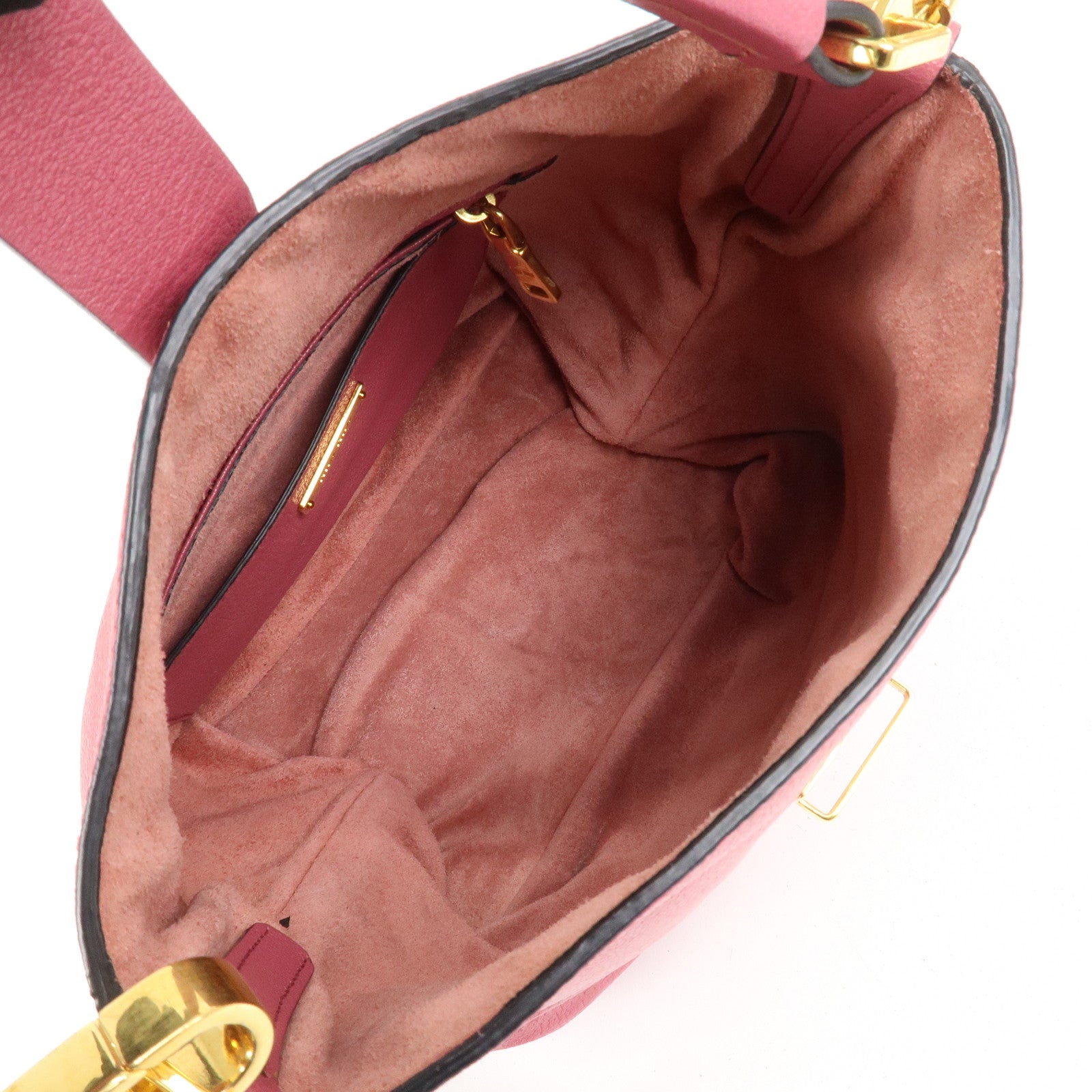MIU MIU Madras 2Way Bag Hand Bag Shoulder Bag Pink RR1951