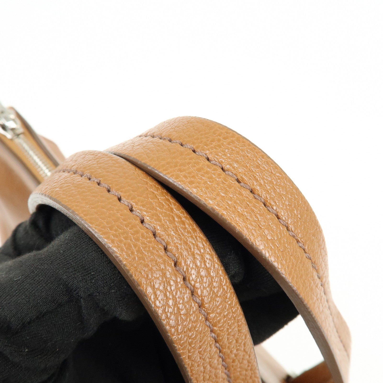 MIU MIU Madras Leather 2Way Bag Hand Bag Shoulder Bag Brown 5BB004