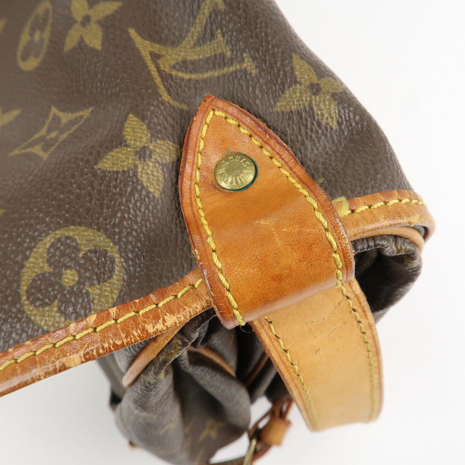 Louis Vuitton Monogram Saumur 35 Shoulder Bag Brown M42254